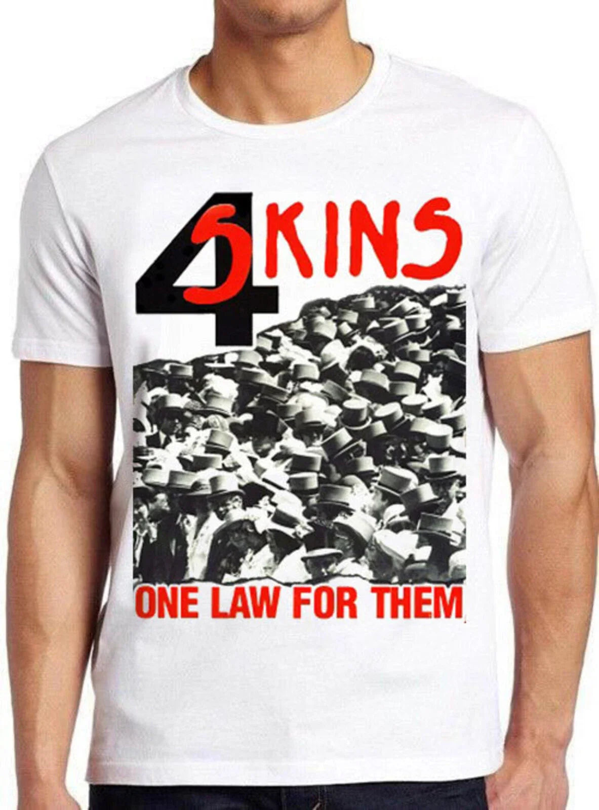 4-Skins One Law For Them Music Funny Cool Gift Tee T Shirt M1630 Unisex T-shirt, Sweatshirt, Hoodie, Long Sleeve Tee - T-Shirt, Sweatshirt, Hoodie