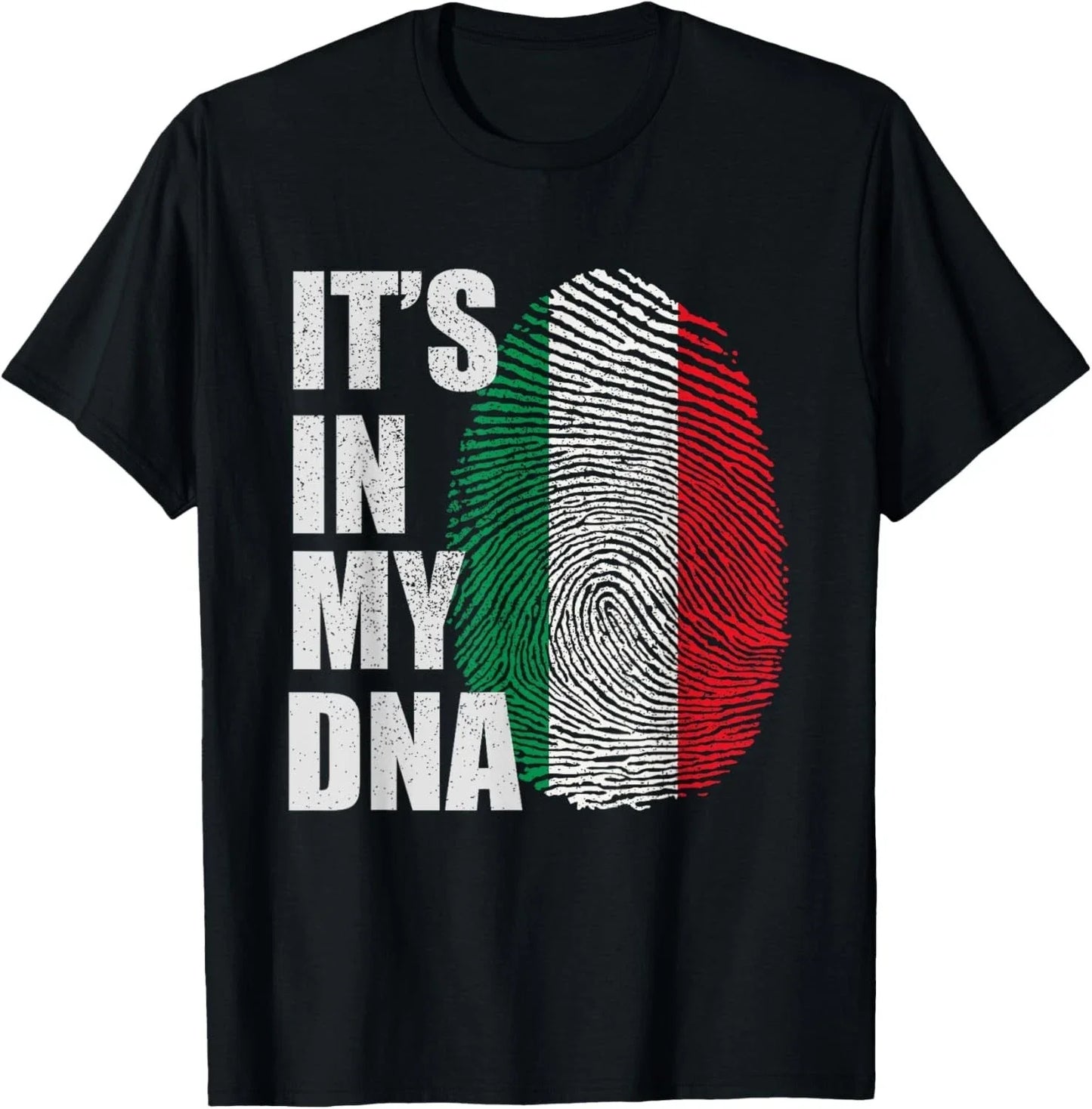 It_s in My DNA Italy Italian Flag Fingerprint Gift Unisex T-Shirt Unisex T-shirt, Sweatshirt, Hoodie, Long Sleeve Tee - T-Shirt, Sweatshirt, Hoodie