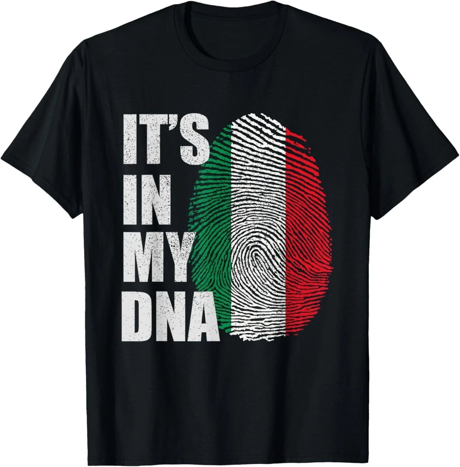 It_s in My DNA Italy Italian Flag Fingerprint Gift Unisex T-Shirt Unisex T-shirt, Sweatshirt, Hoodie, Long Sleeve Tee - T-Shirt, Sweatshirt, Hoodie
