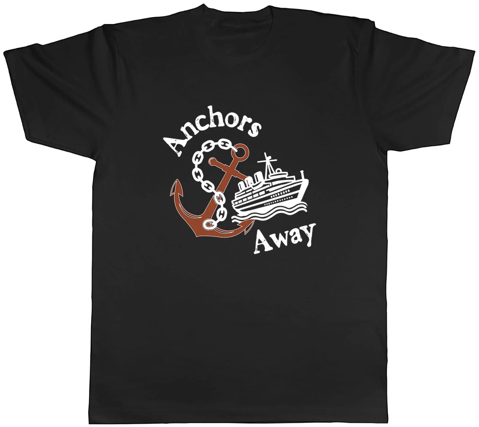 Anchors Away Mens T-Shirt Funny Cruise Ship Vacation Holiday Tee Gift Unisex T-shirt, Sweatshirt, Hoodie, Long Sleeve Tee - T-Shirt, Sweatshirt, Hoodie