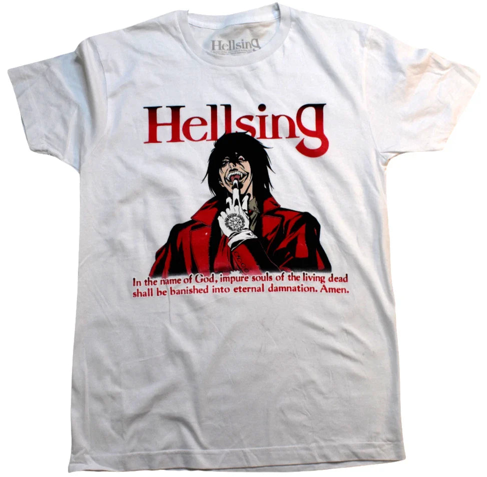 Hellsing Mens Alucard Quote Anime White Shirt New XS, S Unisex T-shirt, Sweatshirt, Hoodie, Long Sleeve Tee - T-Shirt, Sweatshirt, Hoodie