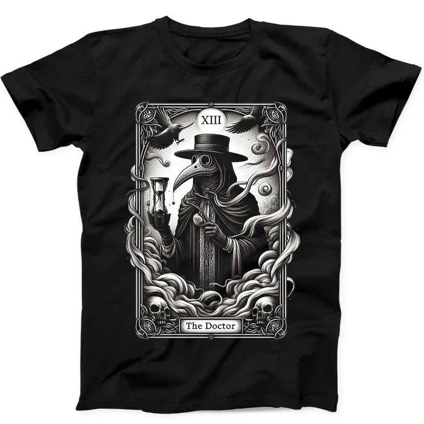 Tarot Card Plague Medical Doctor Funny Gift  Tee T Shirt 328 Unisex T-shirt, Sweatshirt, Hoodie, Long Sleeve Tee - T-Shirt, Sweatshirt, Hoodie