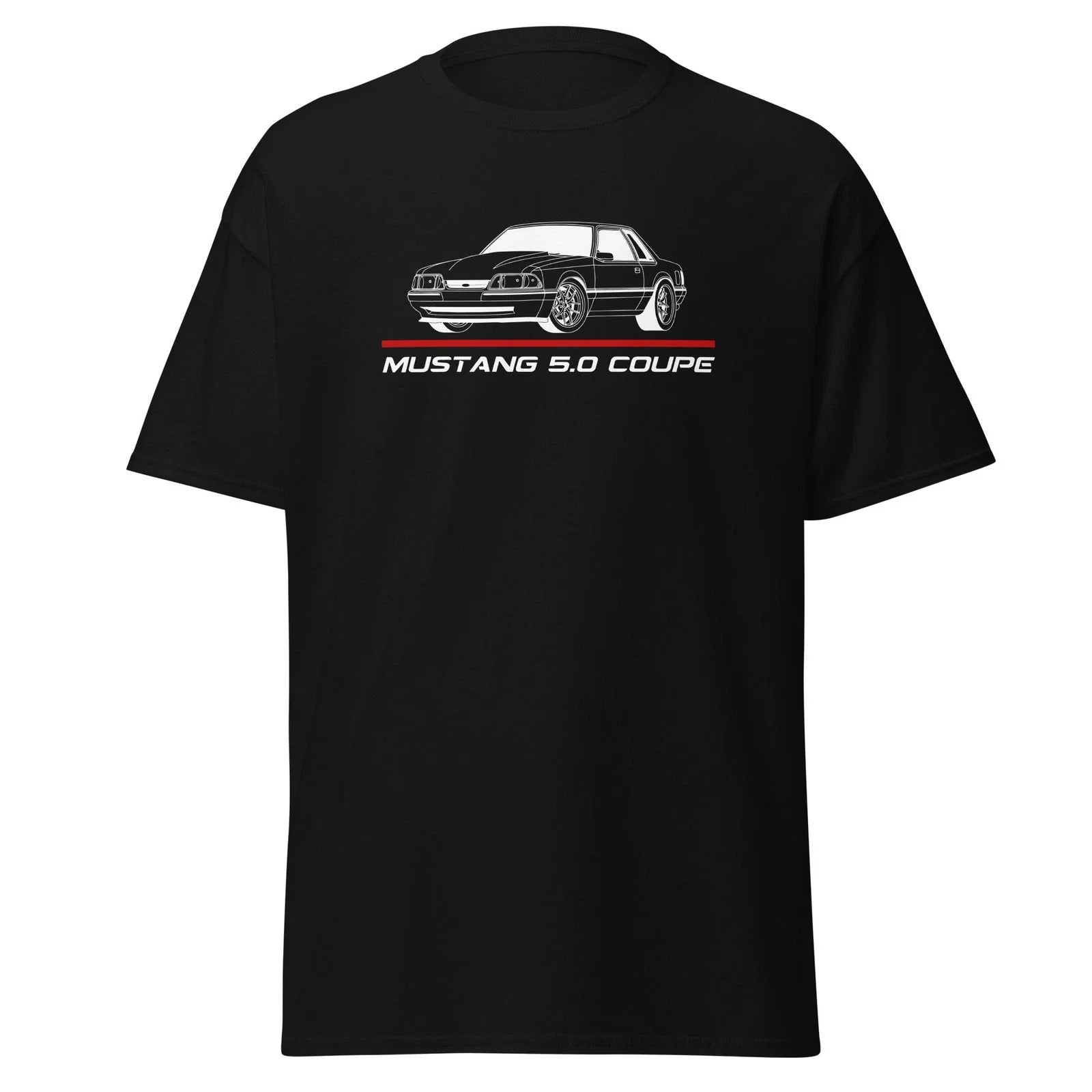 Mustang 5.0 Coupe Pushrod Foxbody Street Racing Style Graphic Tee T-Shirt Gift Unisex T-shirt, Sweatshirt, Hoodie, Long Sleeve Tee - T-Shirt, Sweatshirt, Hoodie