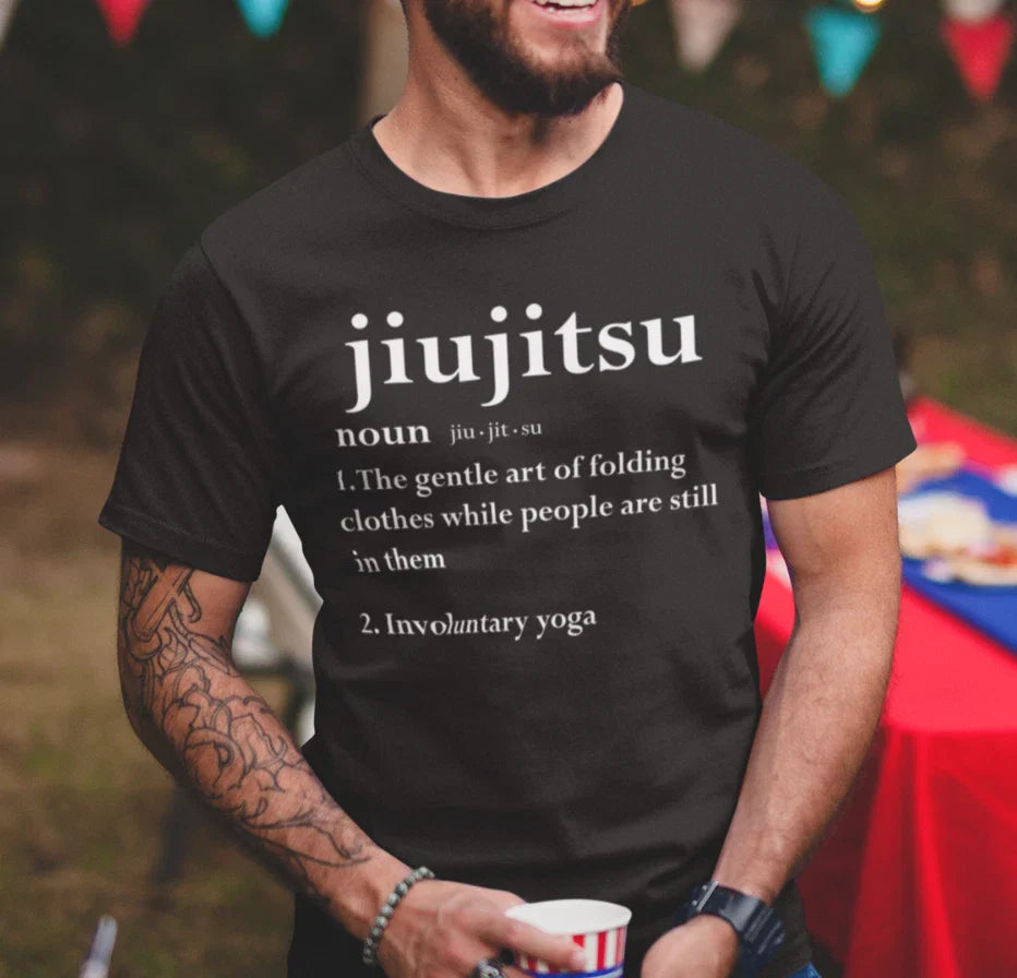Jiu Jitsu Funny Shirt Funny Martial Art Gym Jiu Jitsu Definition Shirts Unisex T-shirt, Sweatshirt, Hoodie, Long Sleeve Tee - T-Shirt, Sweatshirt, Hoodie