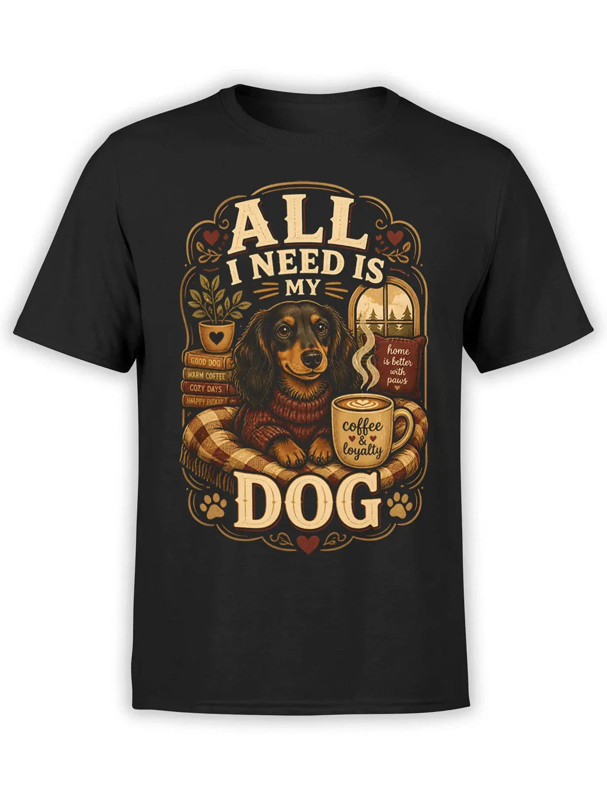 Cozy Loyalty Dog T-Shirt | Unisex Unisex T-shirt, Sweatshirt, Hoodie, Long Sleeve Tee - T-Shirt, Sweatshirt, Hoodie