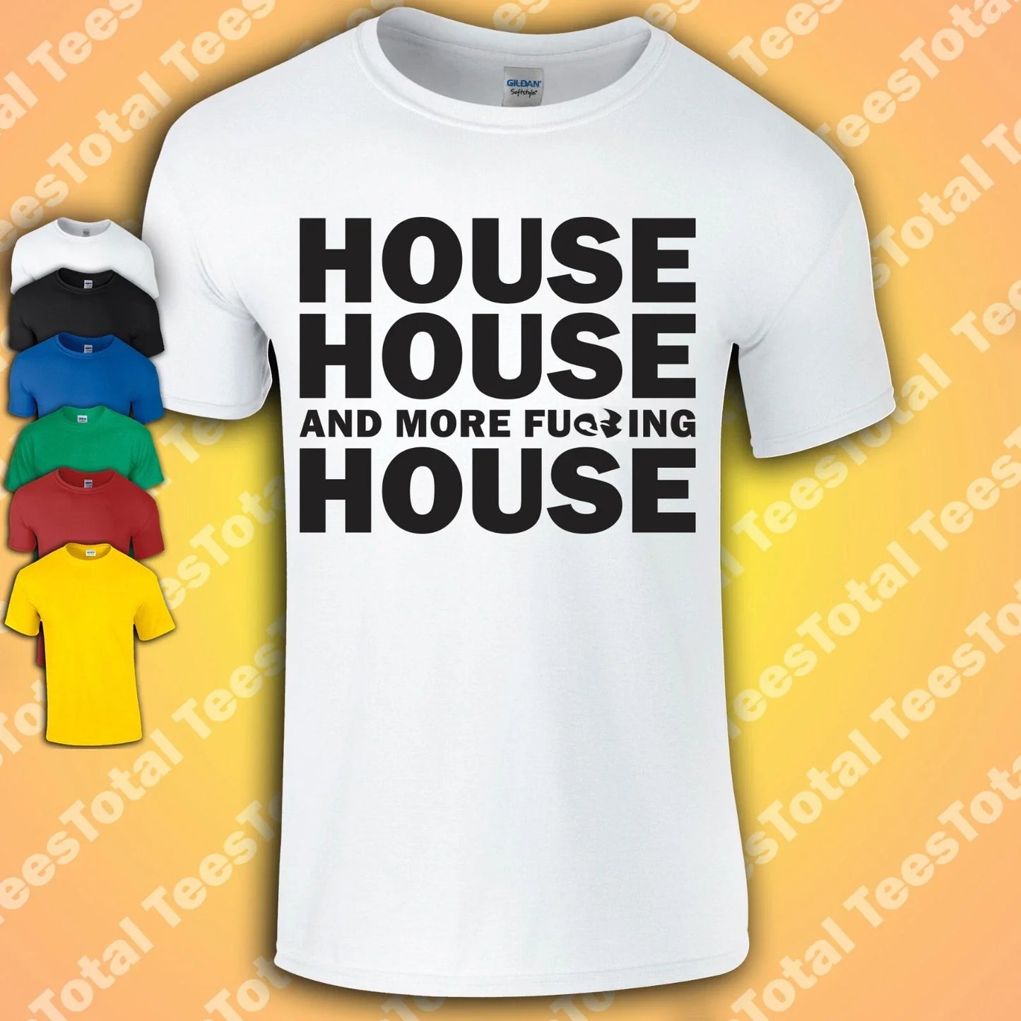 House House And More Fu**ing House Music T-Shirt | DJ | Rave | Festival Unisex T-shirt, Sweatshirt, Hoodie, Long Sleeve Tee - T-Shirt, Sweatshirt, Hoodie