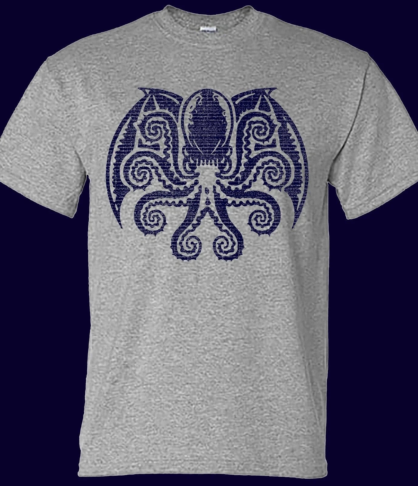 HP Lovecraft Cthulhu distressed look T-shirt Unisex T-shirt, Sweatshirt, Hoodie, Long Sleeve Tee - T-Shirt, Sweatshirt, Hoodie