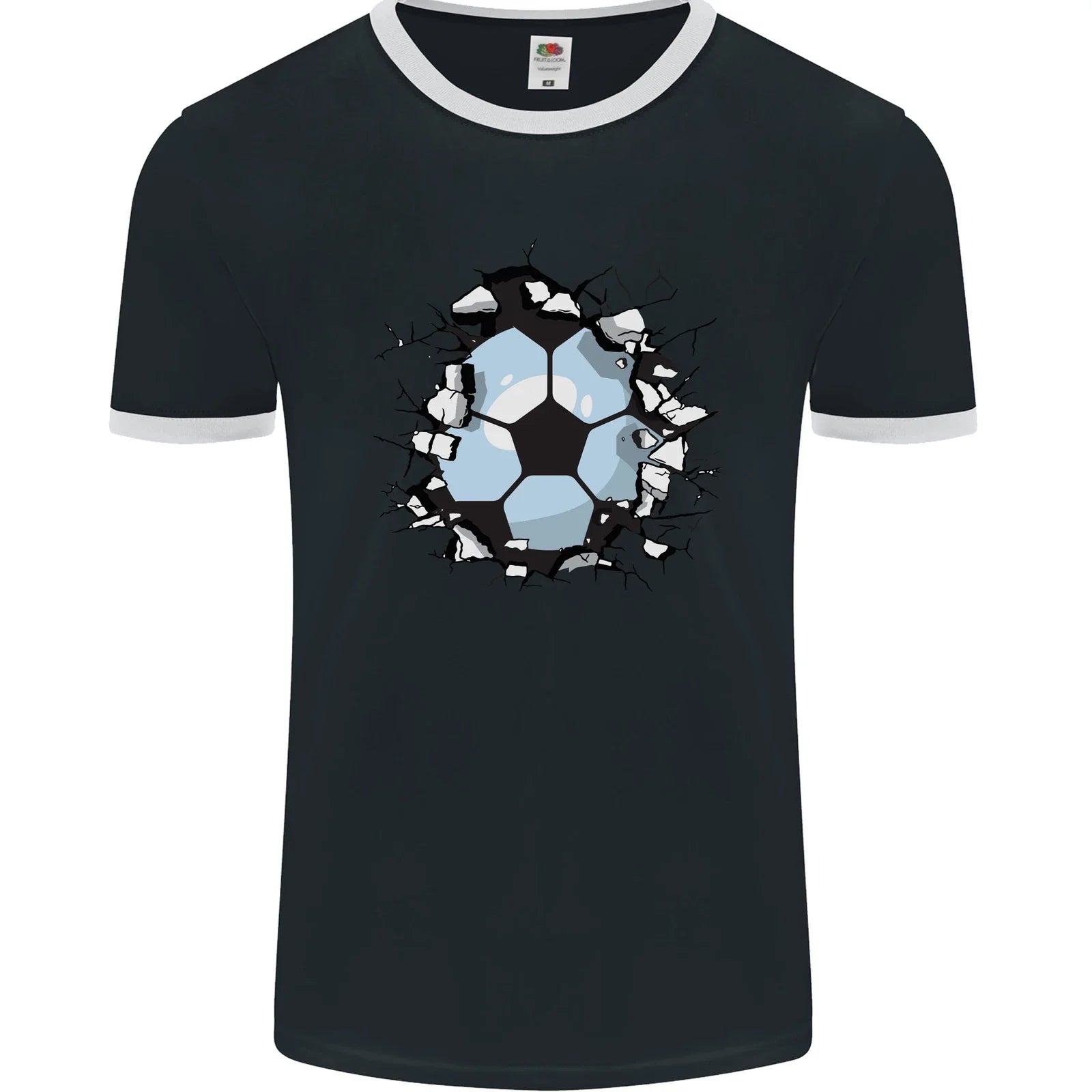 Football Smash Soccer Player Ball Mens Ringer T-Shirt FotL Unisex T-shirt, Sweatshirt, Hoodie, Long Sleeve Tee - T-Shirt, Sweatshirt, Hoodie