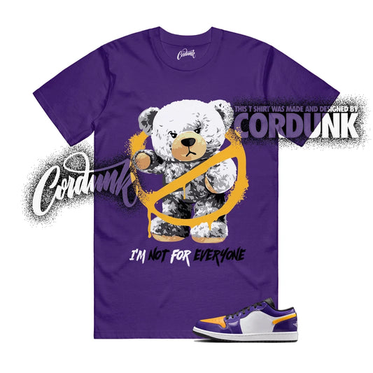 1 Low SE Lakers Court Purple White Black University Gold T Shirt Match NOT Unisex T-shirt, Sweatshirt, Hoodie, Long Sleeve Tee - T-Shirt, Sweatshirt, Hoodie