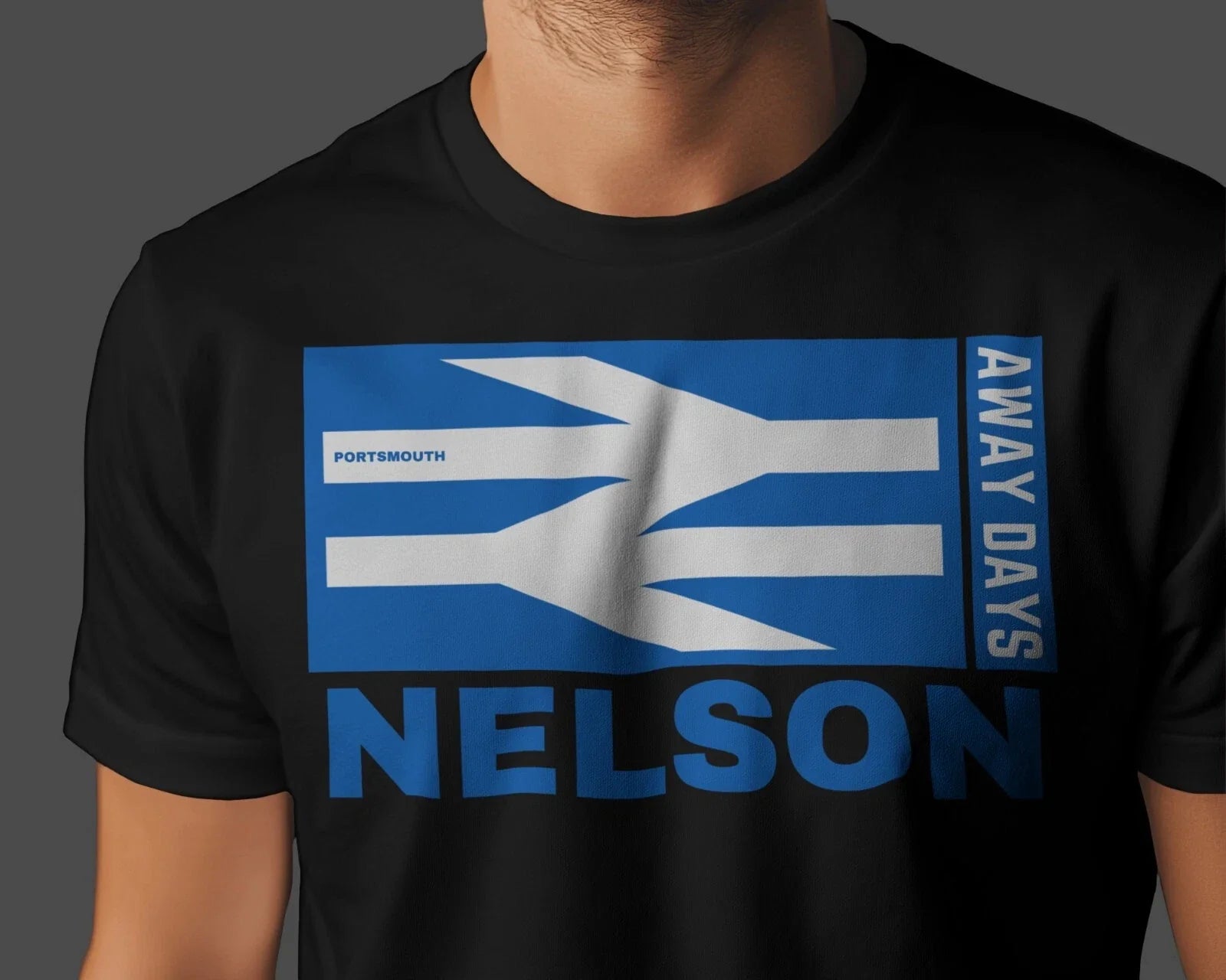 NELSON Away Days T-Shirt | Fratton Park Hampshire 6.57 Skull Patrol Unisex T-shirt, Sweatshirt, Hoodie, Long Sleeve Tee - T-Shirt, Sweatshirt, Hoodie