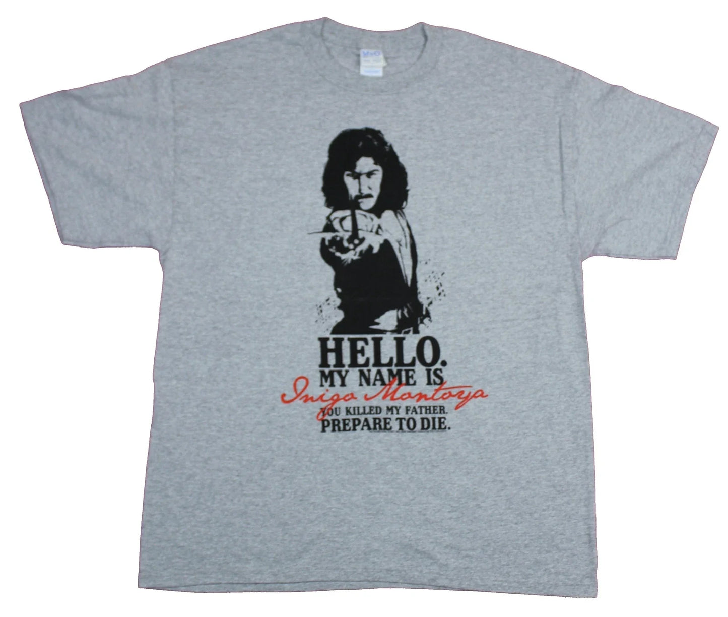 The Princess Bride Adult New T-Shirt  - Hello My Name Is Inigo Prepare to Die Unisex T-shirt, Sweatshirt, Hoodie, Long Sleeve Tee - T-Shirt, Sweatshirt, Hoodie
