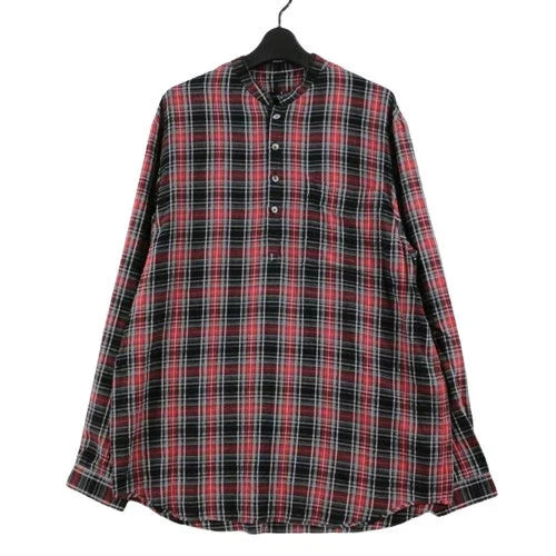 UNDERCOVER 25AW Red Check Pullover Shirt Size 2 Cotton Blend Unisex T-shirt, Sweatshirt, Hoodie, Long Sleeve Tee - T-Shirt, Sweatshirt, Hoodie