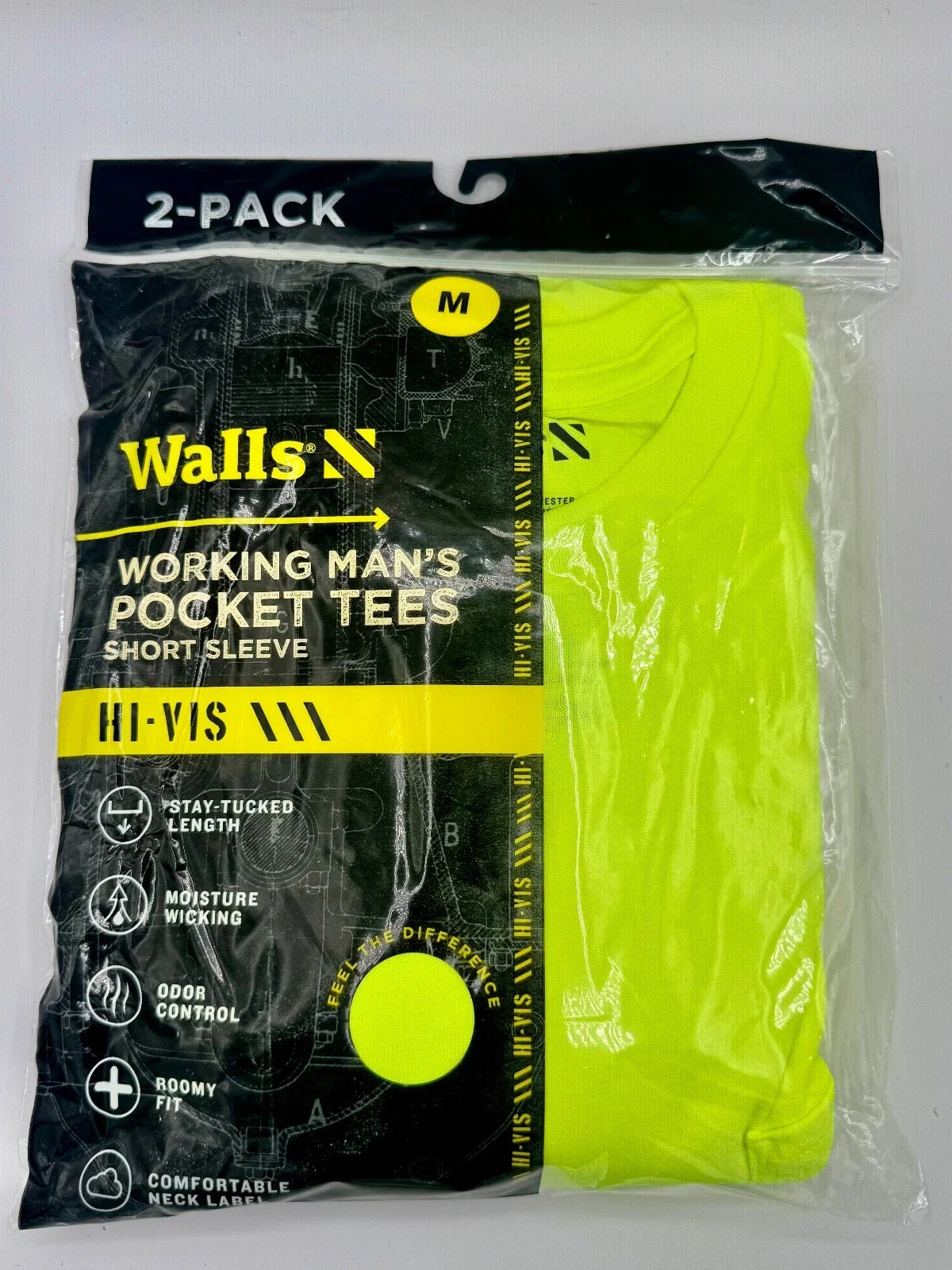 Walls Mens Pocket T-Shirt 2 Pack Short Sleeve Moisture Wicking Tee NEW Unisex T-shirt, Sweatshirt, Hoodie, Long Sleeve Tee - T-Shirt, Sweatshirt, Hoodie