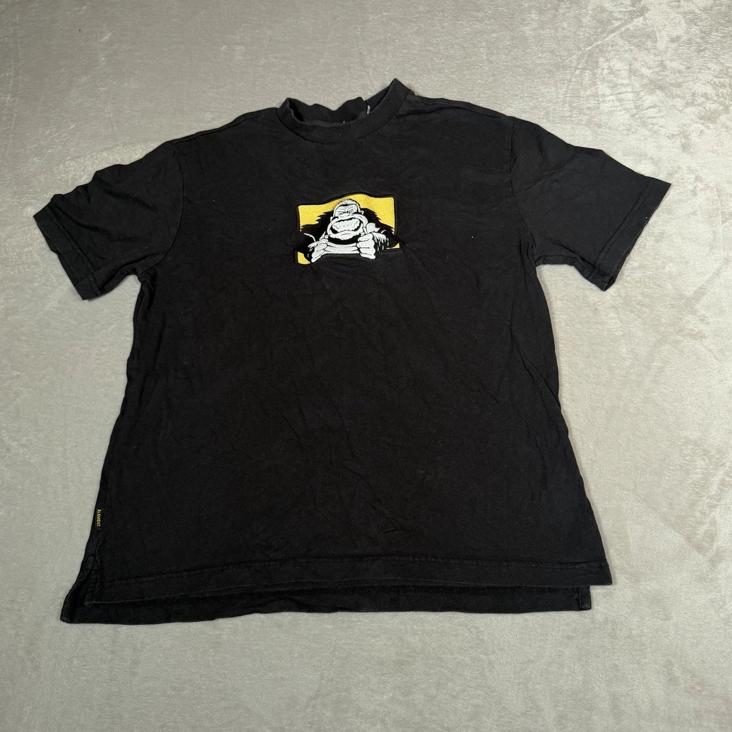 VTG Element x Burleys Shirt Mens Medium Black Gorilla Monkey Skate Y2K Unisex T-shirt, Sweatshirt, Hoodie, Long Sleeve Tee - T-Shirt, Sweatshirt, Hoodie
