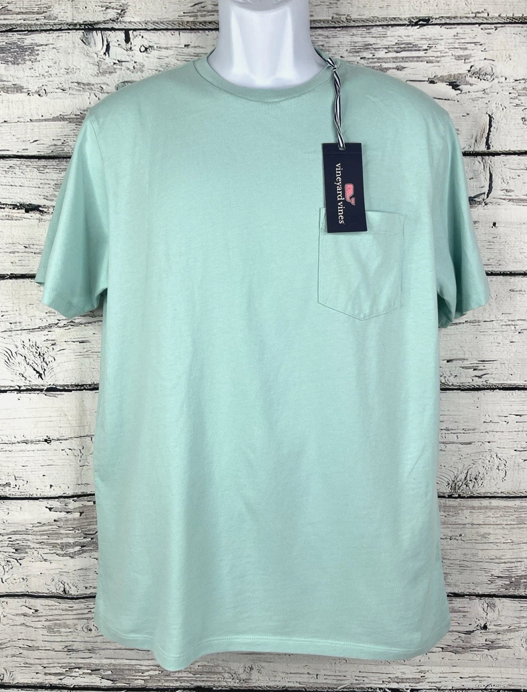 Vineyard Vines Men's Short Sleeve Pocket T-Shirt Mangrove Mint Size XXL- NEW Unisex T-shirt, Sweatshirt, Hoodie, Long Sleeve Tee - T-Shirt, Sweatshirt, Hoodie