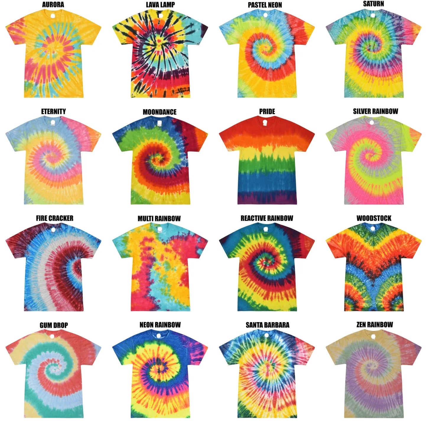 Colortone Unisex Tie Dye T-Shirt  Tee Soft Cotton Multi Color S-5XL New Unisex T-shirt, Sweatshirt, Hoodie, Long Sleeve Tee - T-Shirt, Sweatshirt, Hoodie