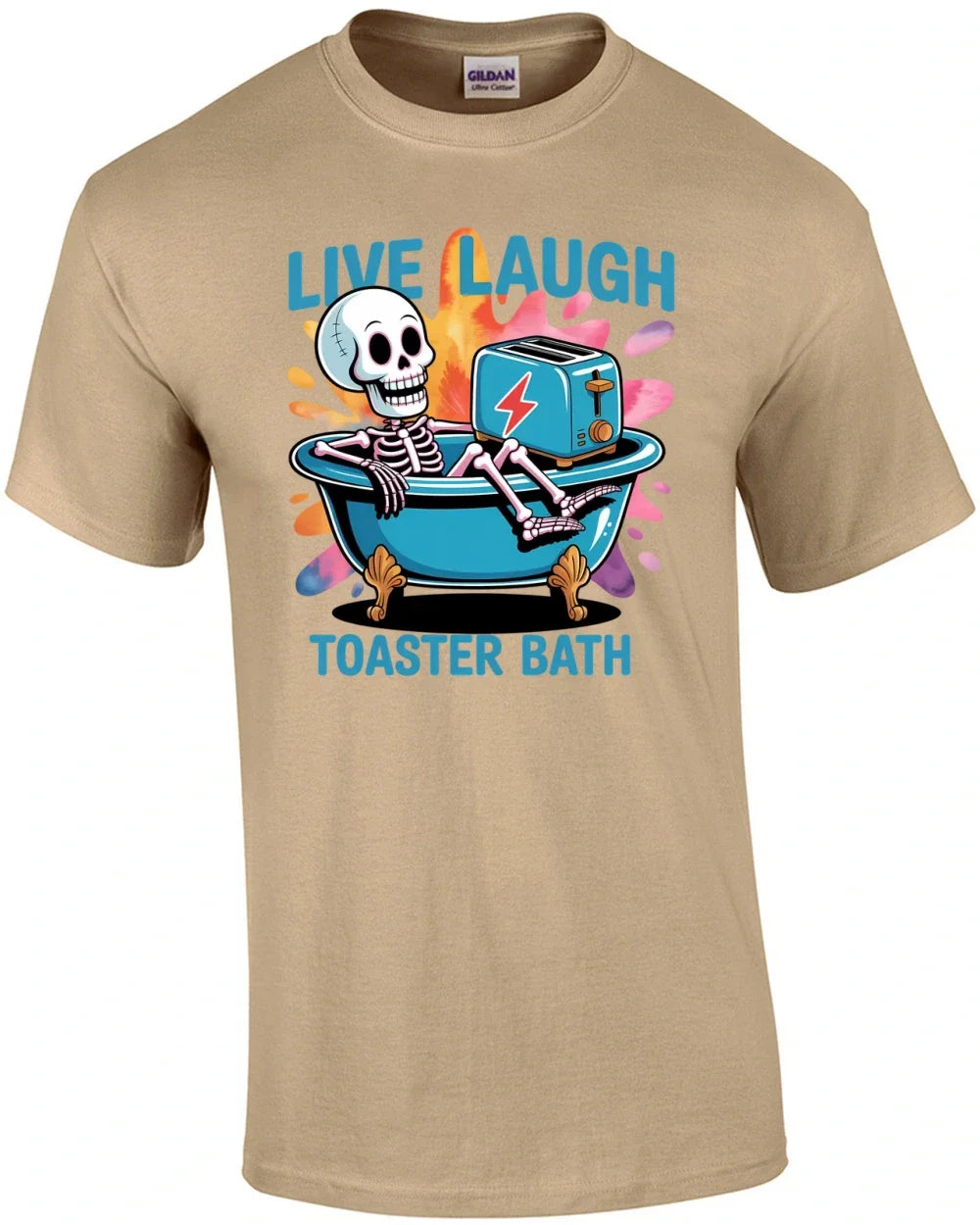 Live Laugh Toaster Bath T-Shirt Unisex T-shirt, Sweatshirt, Hoodie, Long Sleeve Tee - T-Shirt, Sweatshirt, Hoodie