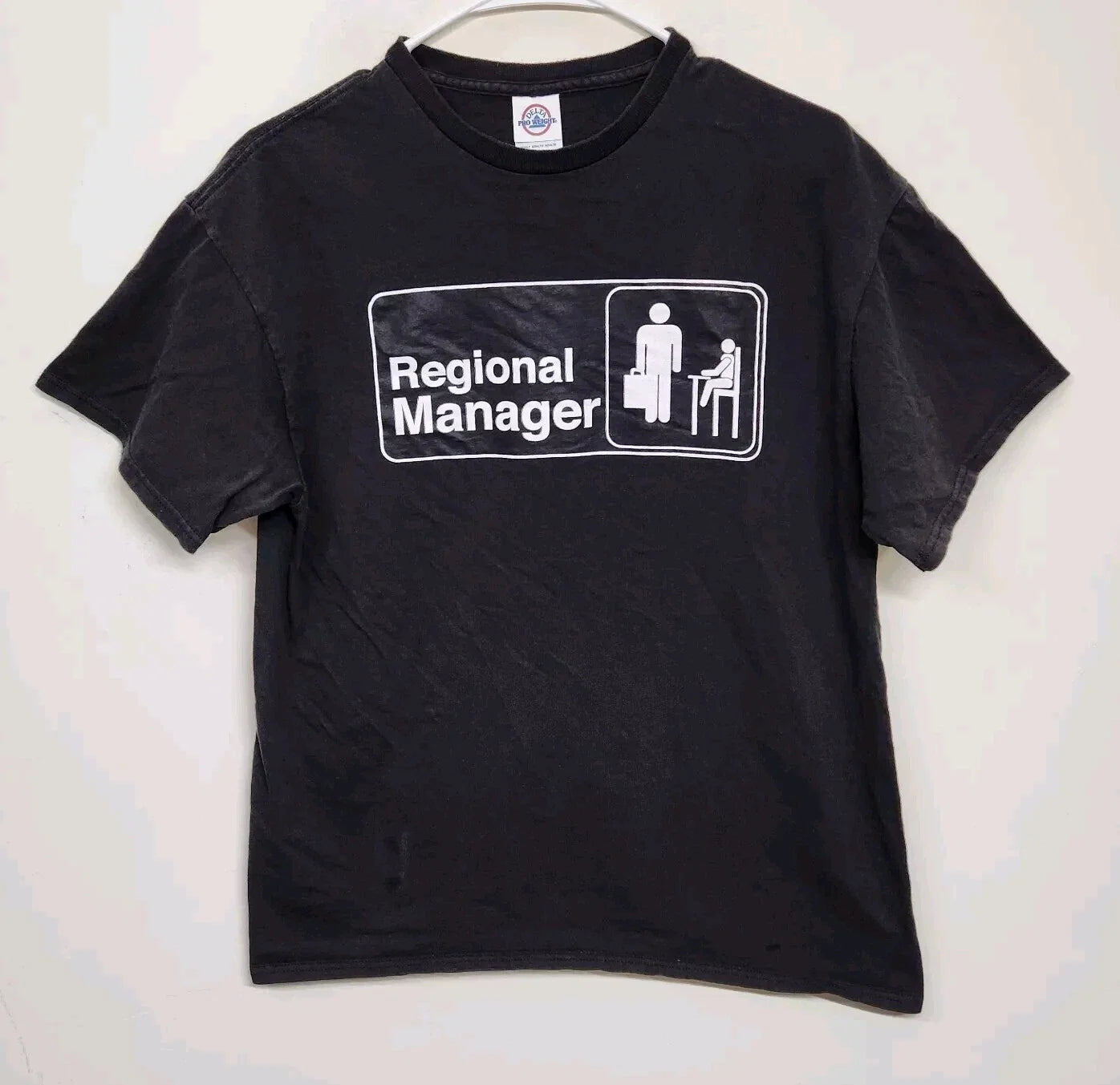 Regional Manager The Office Delta Pro Weight T-shirt Adult Large *spots 1422 Unisex T-shirt, Sweatshirt, Hoodie, Long Sleeve Tee - T-Shirt, Sweatshirt, Hoodie