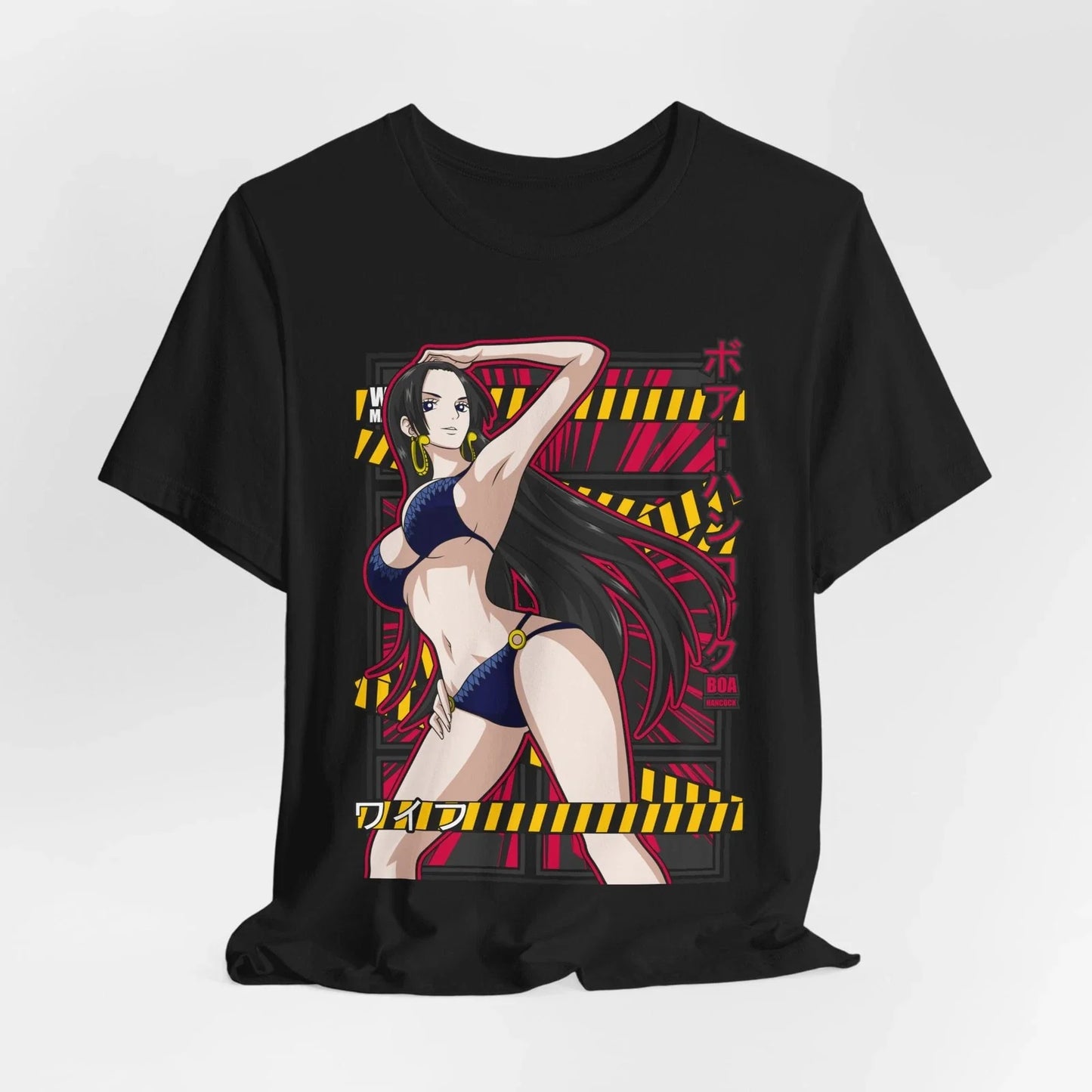 Anime Waifu Boa Graphic Tee Shirt, Unisex Jersey Short Sleeve T-Shirt Top, Unisex T-shirt, Sweatshirt, Hoodie, Long Sleeve Tee - T-Shirt, Sweatshirt, Hoodie