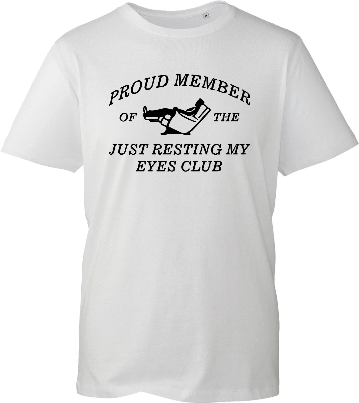 Funny Napping T-Shirt Just Resting My Eyes Club Novelty Unisex Black Cotton Tee Unisex T-shirt, Sweatshirt, Hoodie, Long Sleeve Tee - T-Shirt, Sweatshirt, Hoodie