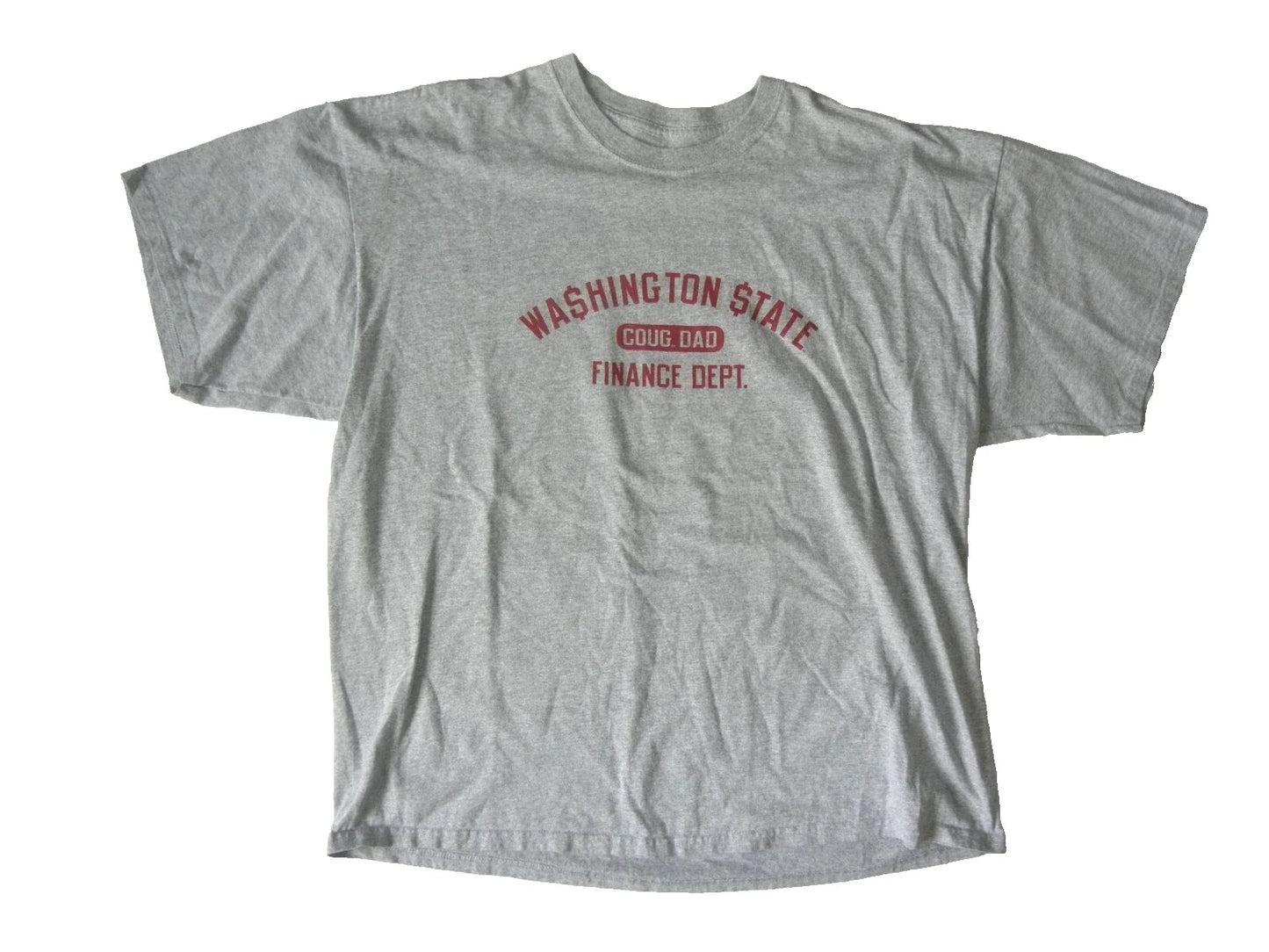 WASHINGTON STATE WSU COUGARS College DAD FINANCE DEPT T-SHIRT Funny Joke Men XXL Unisex T-shirt, Sweatshirt, Hoodie, Long Sleeve Tee - T-Shirt, Sweatshirt, Hoodie