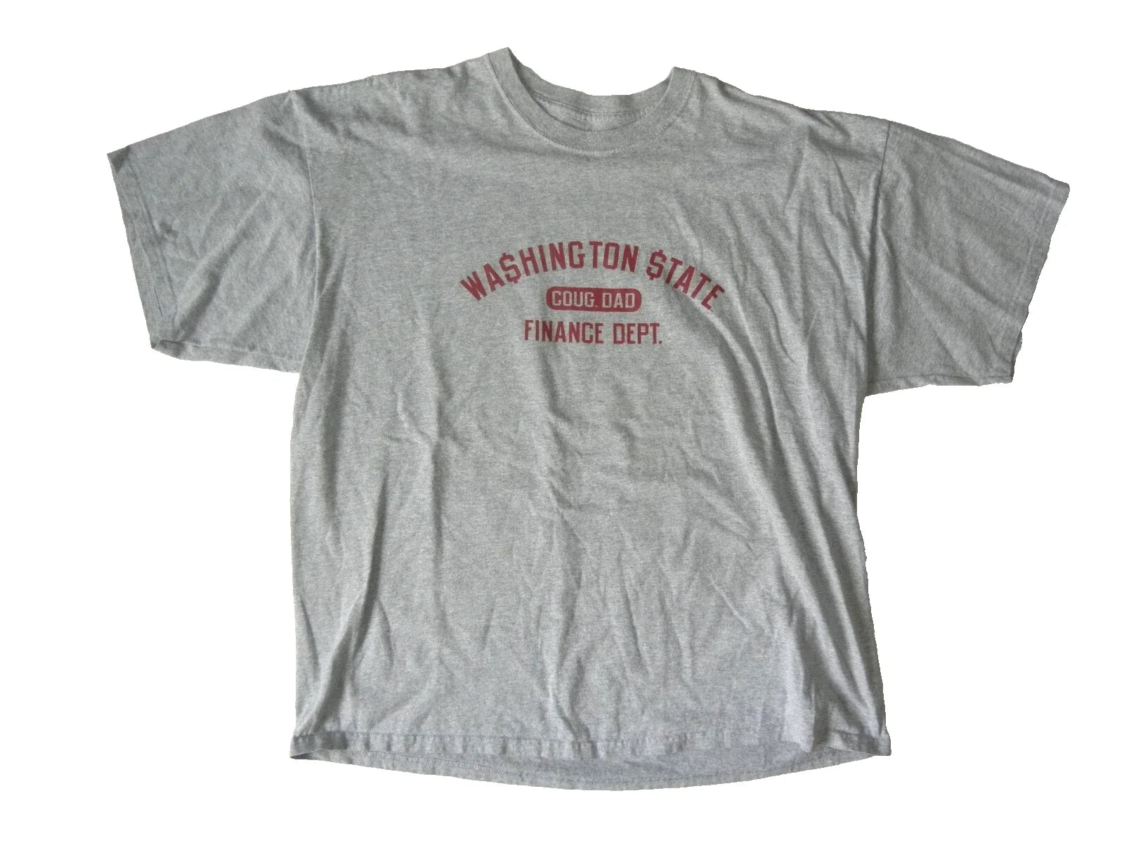 WASHINGTON STATE WSU COUGARS College DAD FINANCE DEPT T-SHIRT Funny Joke Men XXL Unisex T-shirt, Sweatshirt, Hoodie, Long Sleeve Tee - T-Shirt, Sweatshirt, Hoodie