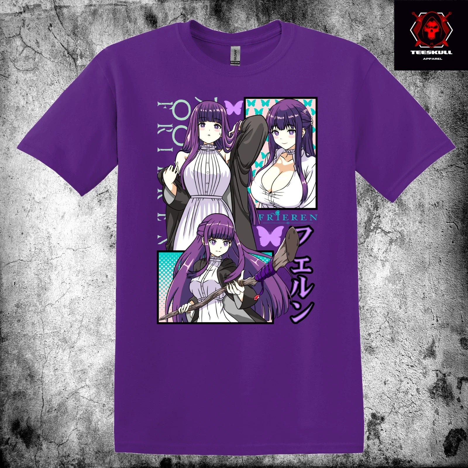 Fern 'Frieren: Beyond Journey's End' Anime Manga Unisex Premium T-Shirt  Unisex T-shirt, Sweatshirt, Hoodie, Long Sleeve Tee - T-Shirt, Sweatshirt, Hoodie