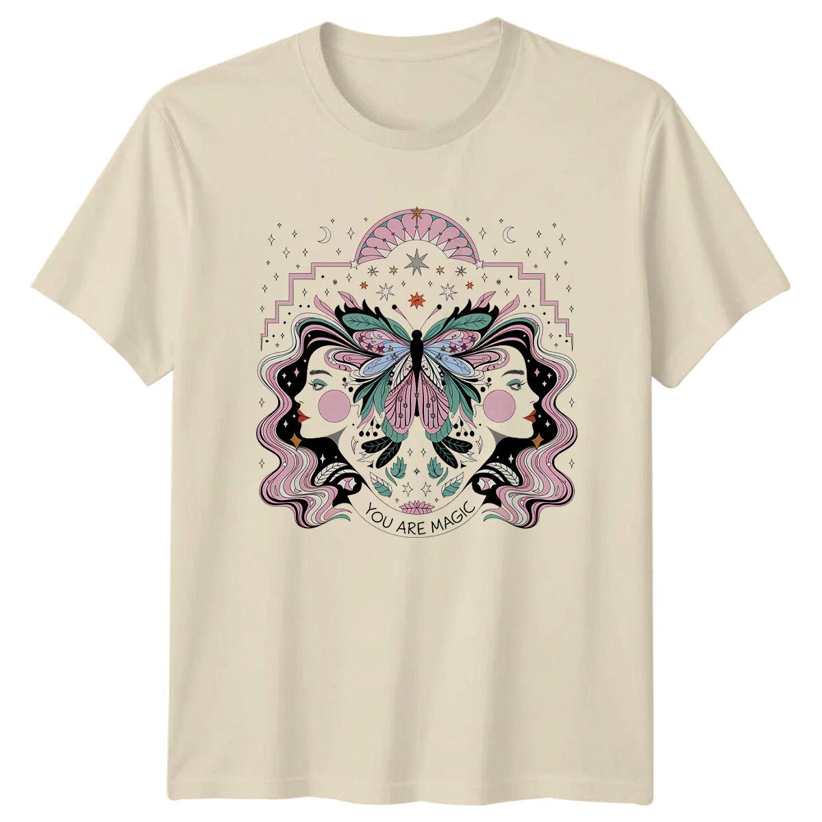 You Are Magic Boho Celestial Butterfly T-Shirt Womens Mens Unisex T-shirt, Sweatshirt, Hoodie, Long Sleeve Tee - T-Shirt, Sweatshirt, Hoodie