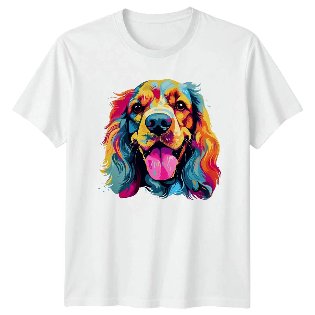 Colorful Dog Face T-Shirt Pet Portrait Dog Lovers Gift For Him And Her Unisex T-shirt, Sweatshirt, Hoodie, Long Sleeve Tee - T-Shirt, Sweatshirt, Hoodie