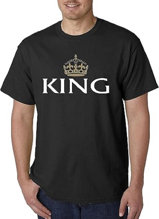 107 - Unisex T-Shirt Bow Down King with Crown Unisex T-shirt, Sweatshirt, Hoodie, Long Sleeve Tee - T-Shirt, Sweatshirt, Hoodie