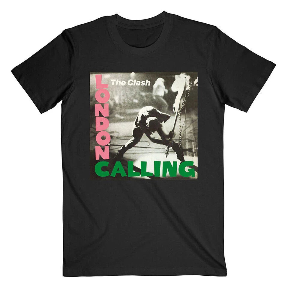 The Clash  - London Calling  T-Shirt - Official Merch / Punk, Joe Strummer Unisex T-shirt, Sweatshirt, Hoodie, Long Sleeve Tee - T-Shirt, Sweatshirt, Hoodie