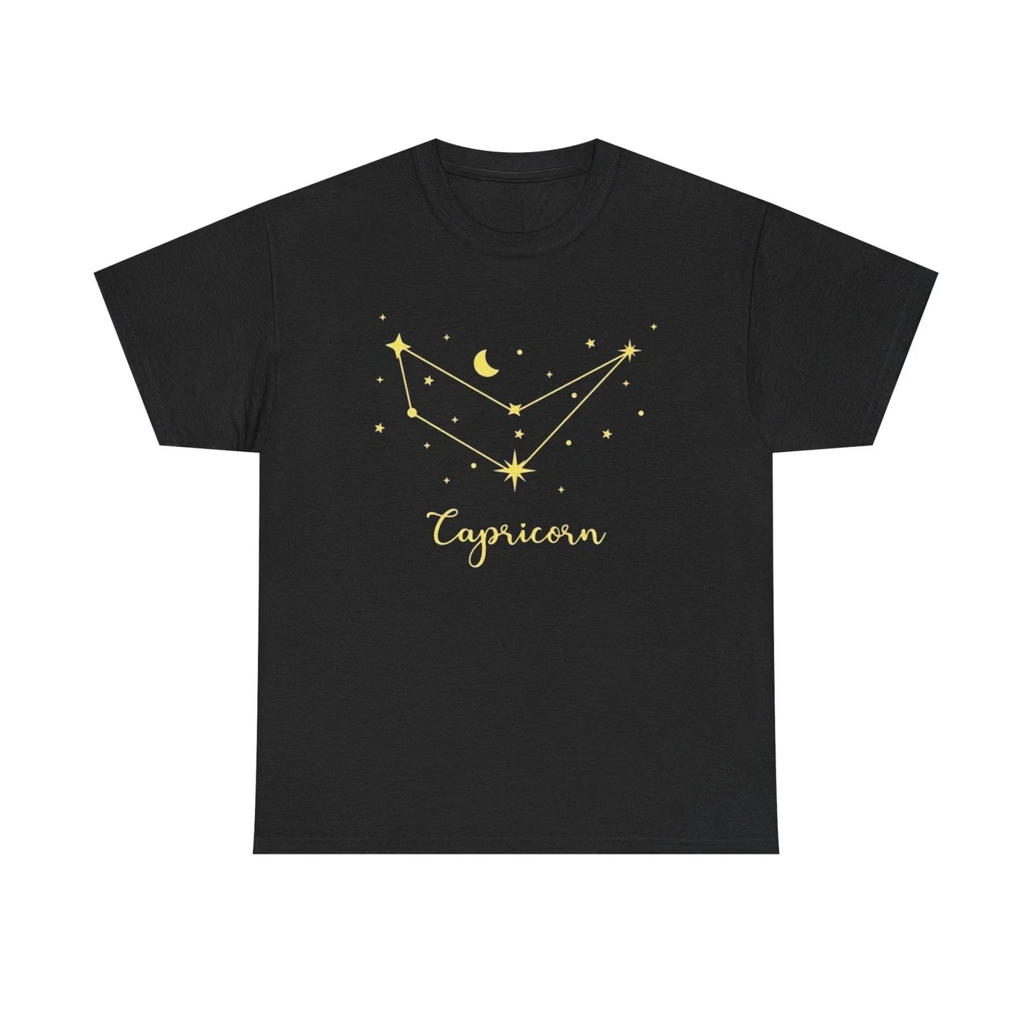 Capricorn Zodiac Constellation Unisex Heavy Cotton Tee Unisex T-shirt, Sweatshirt, Hoodie, Long Sleeve Tee - T-Shirt, Sweatshirt, Hoodie