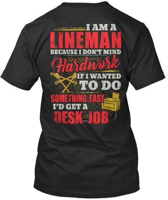 Cool Sarcastic Lineman Premium T-Shirt Premium T-Shirt Unisex T-shirt, Sweatshirt, Hoodie, Long Sleeve Tee - T-Shirt, Sweatshirt, Hoodie