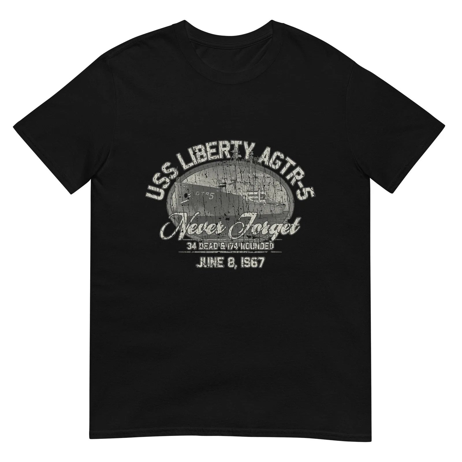 Vintage Men USS Liberty 1967 Military Distressed T-Shirt Unisex T-shirt, Sweatshirt, Hoodie, Long Sleeve Tee - T-Shirt, Sweatshirt, Hoodie