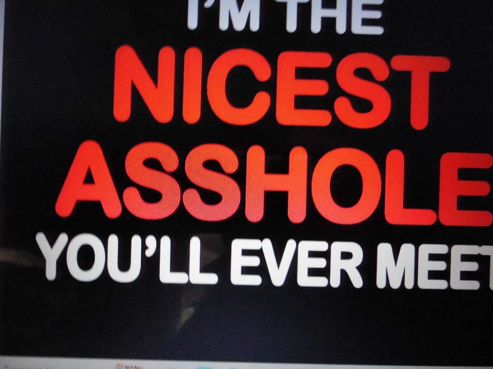 T-Shirt THE NICEST ASSHOL*  TRN - 050   Gildan, Hanes, or Jersey Unisex T-shirt, Sweatshirt, Hoodie, Long Sleeve Tee - T-Shirt, Sweatshirt, Hoodie