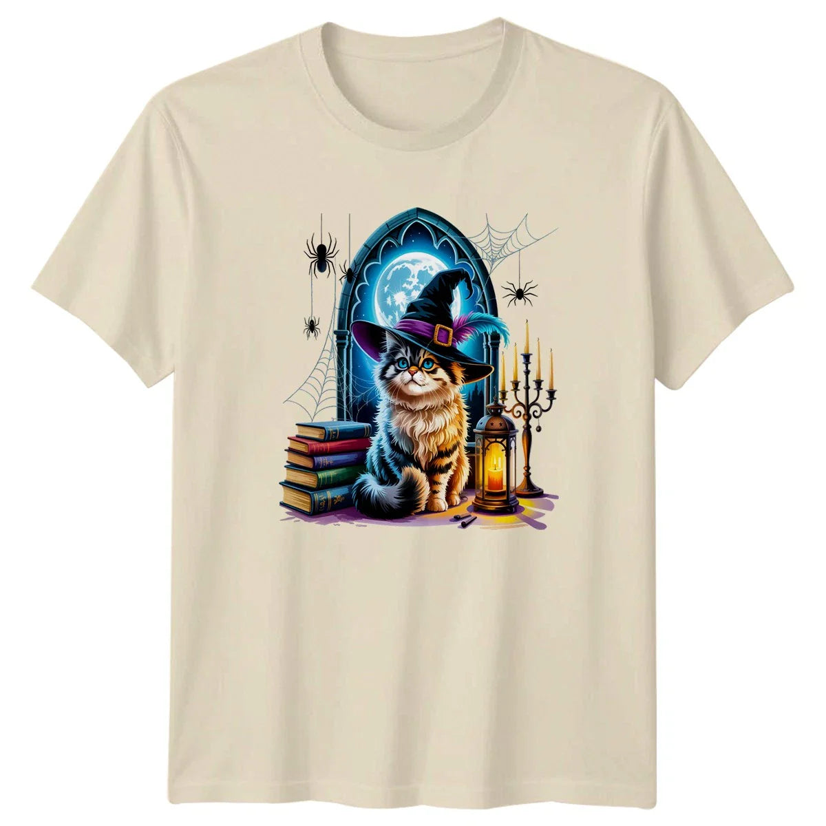 Cute Ghost Cat Halloween Magic T-Shirt Cats Halloween Halloween Gift Unisex T-shirt, Sweatshirt, Hoodie, Long Sleeve Tee - T-Shirt, Sweatshirt, Hoodie