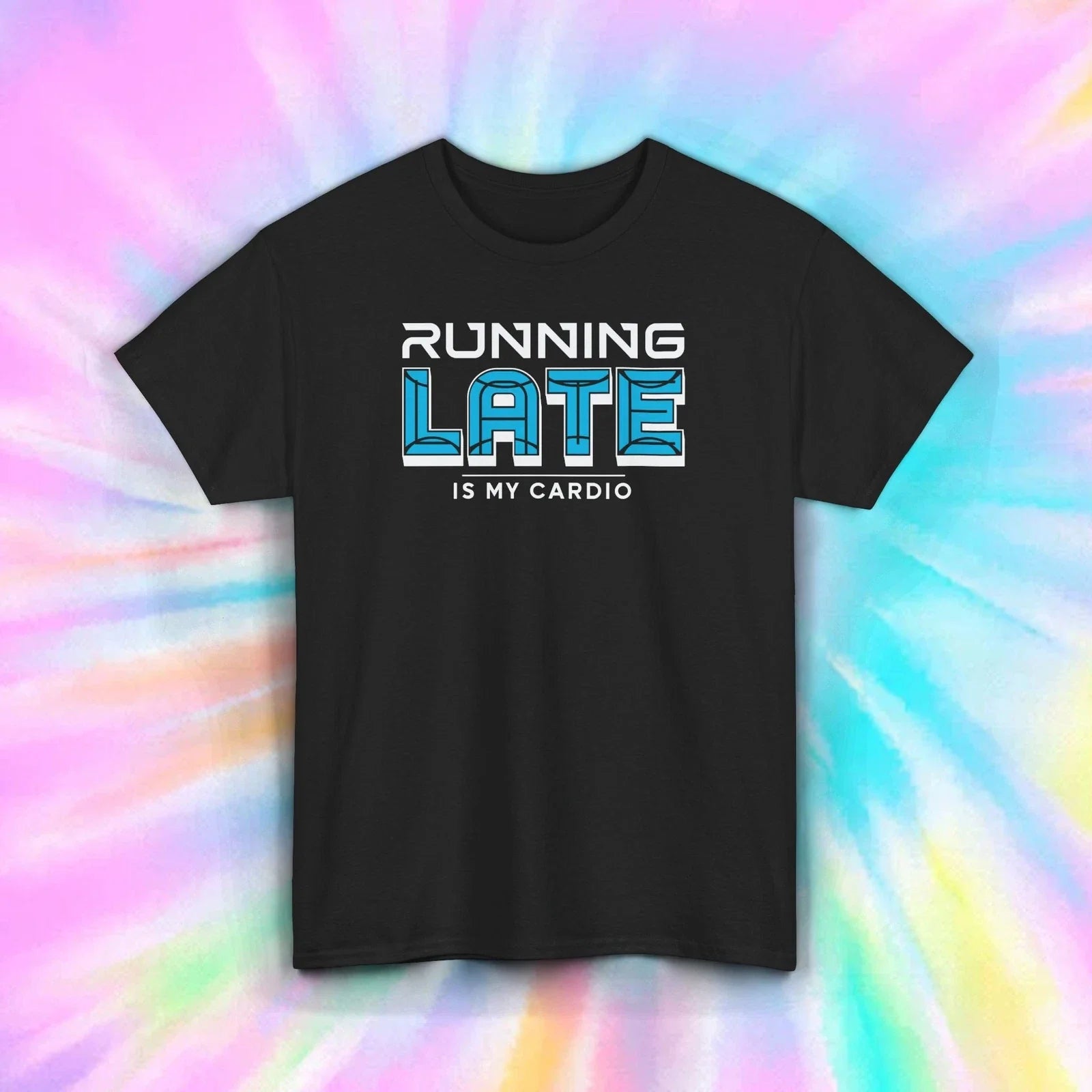 Funny Running Late T-Shirt Retro Humor Procrastinator Lazy Fitness Tee S-5XL Unisex T-shirt, Sweatshirt, Hoodie, Long Sleeve Tee - T-Shirt, Sweatshirt, Hoodie