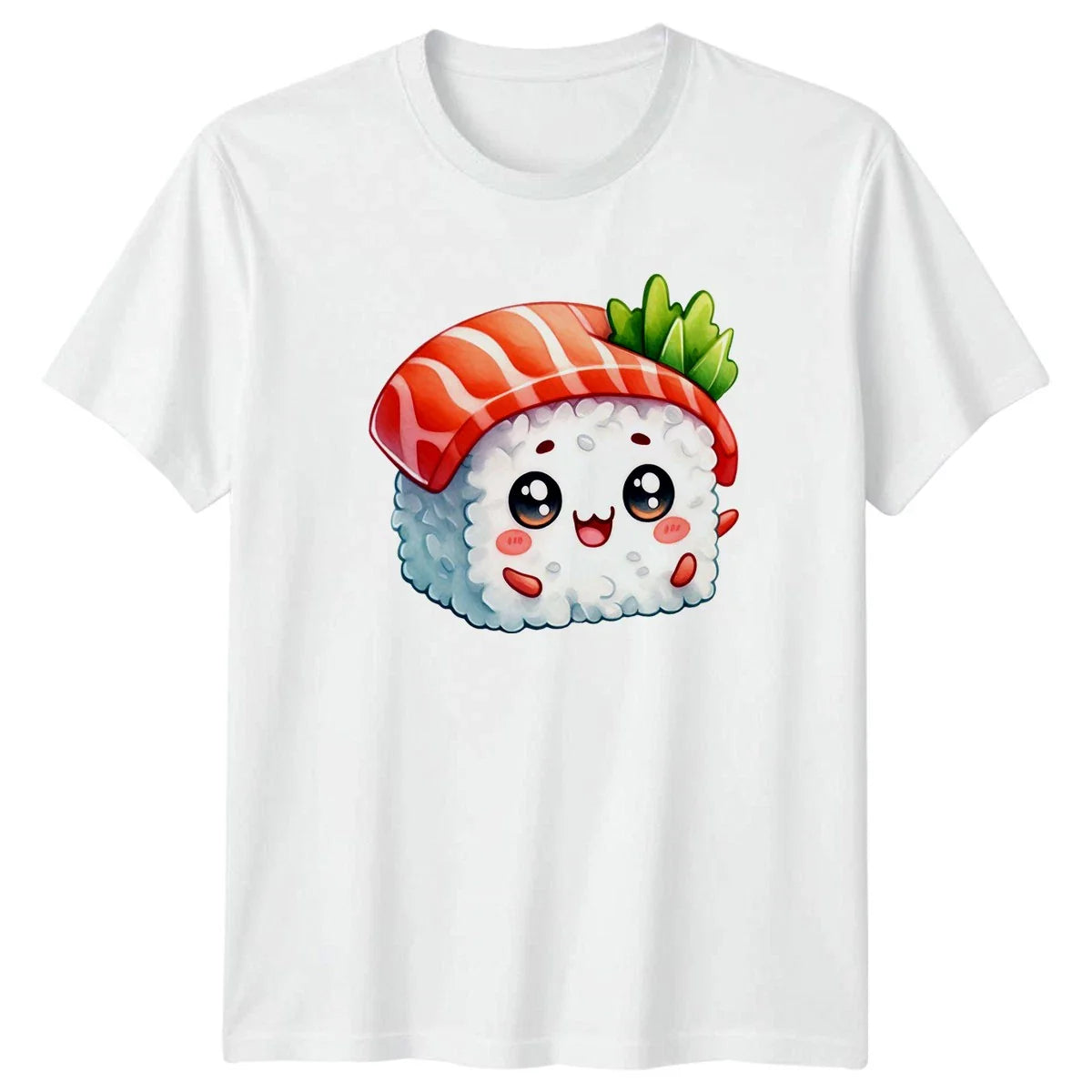 Cute Kawaii Sushi Roll T-Shirt Kawaii Food Japanese Food Gift For Him And Her Unisex T-shirt, Sweatshirt, Hoodie, Long Sleeve Tee - T-Shirt, Sweatshirt, Hoodie