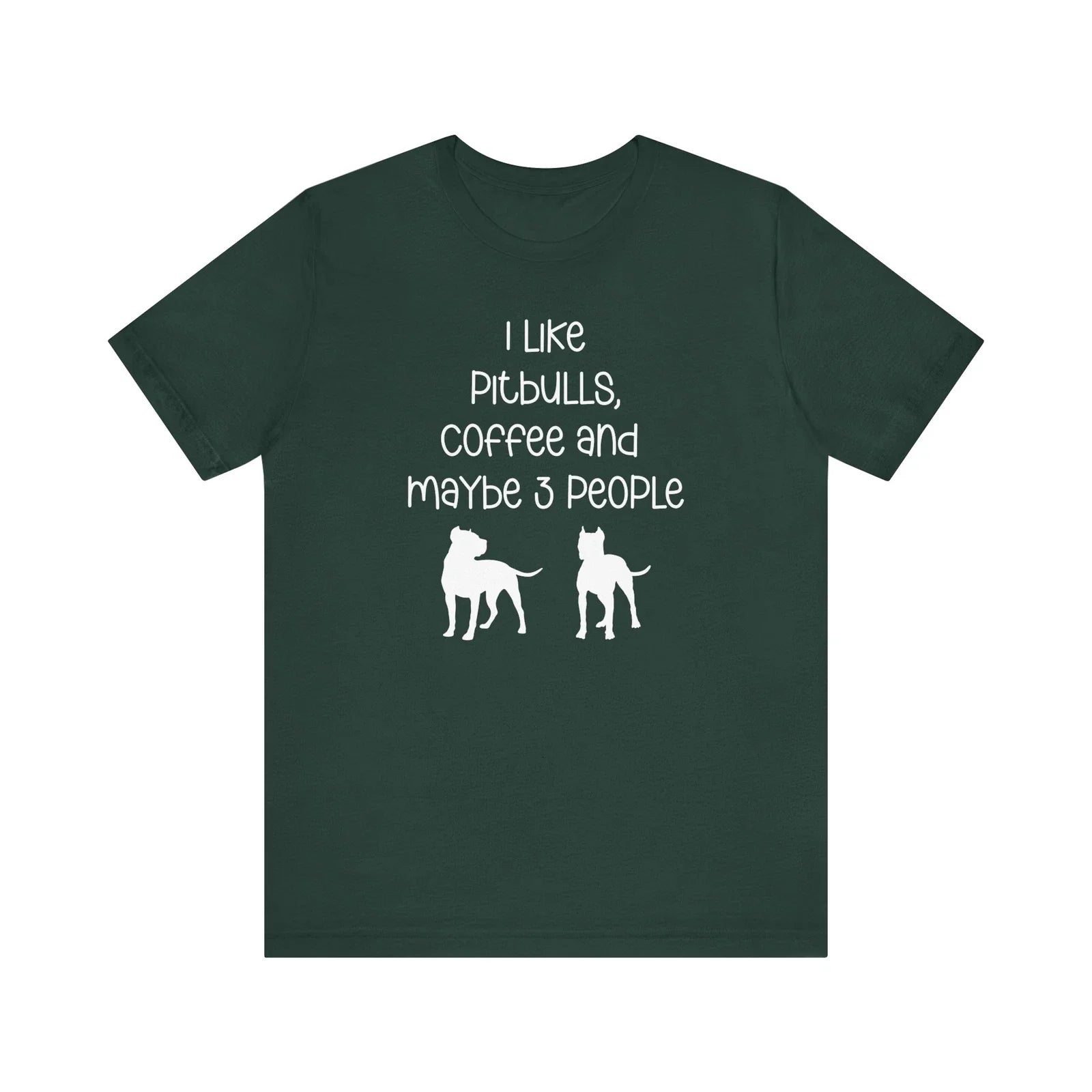 Pitbull Coffee Lover Shirt - I Like Pitbulls and Maybe 3 People, Dog Mom Tee Unisex T-shirt, Sweatshirt, Hoodie, Long Sleeve Tee - T-Shirt, Sweatshirt, Hoodie