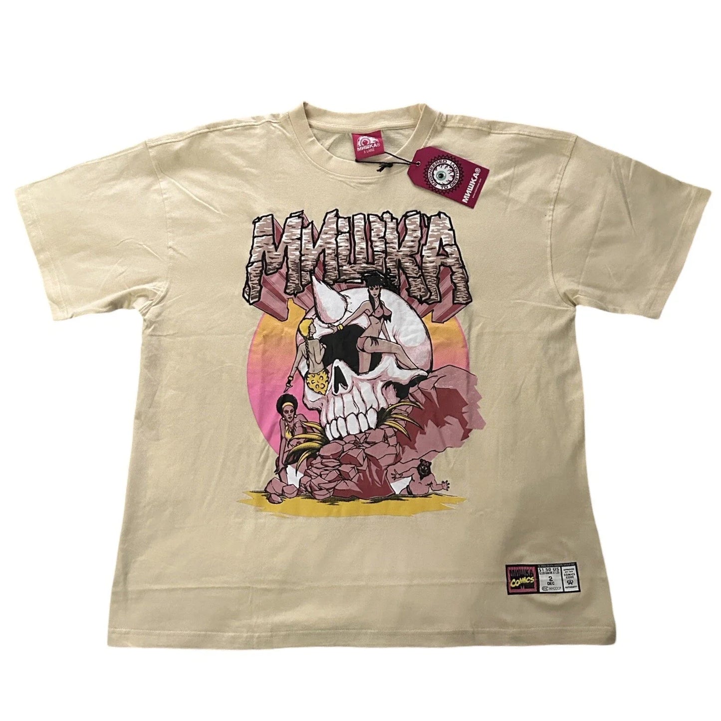 Mishka NYC Skull Streetwear Shirt Vintage Throwback Mens Sz XL Unisex T-shirt, Sweatshirt, Hoodie, Long Sleeve Tee - T-Shirt, Sweatshirt, Hoodie