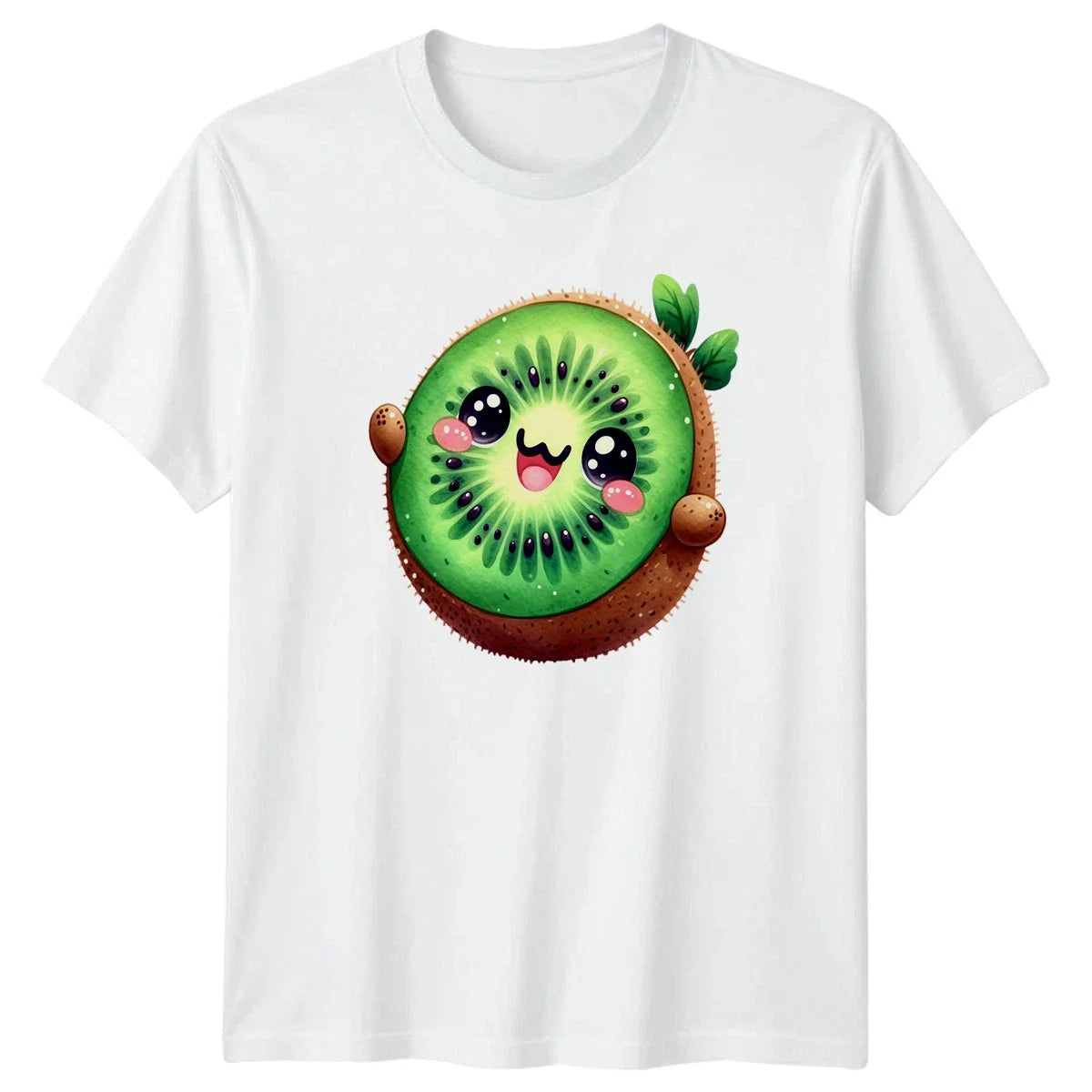 Adorable Kawaii Kiwi Fruit T-Shirt Kiwi Fruit Food Kawaii Birthday Gift Unisex T-shirt, Sweatshirt, Hoodie, Long Sleeve Tee - T-Shirt, Sweatshirt, Hoodie