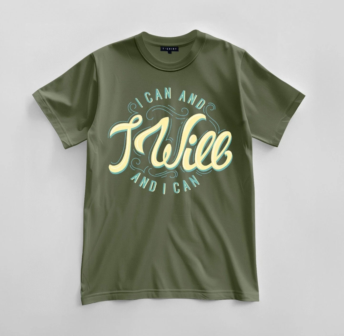 Custom I Can and I Will And I Can T-shirt Design Unisex Jersey Short Sleeve Tee Unisex T-shirt, Sweatshirt, Hoodie, Long Sleeve Tee - T-Shirt, Sweatshirt, Hoodie