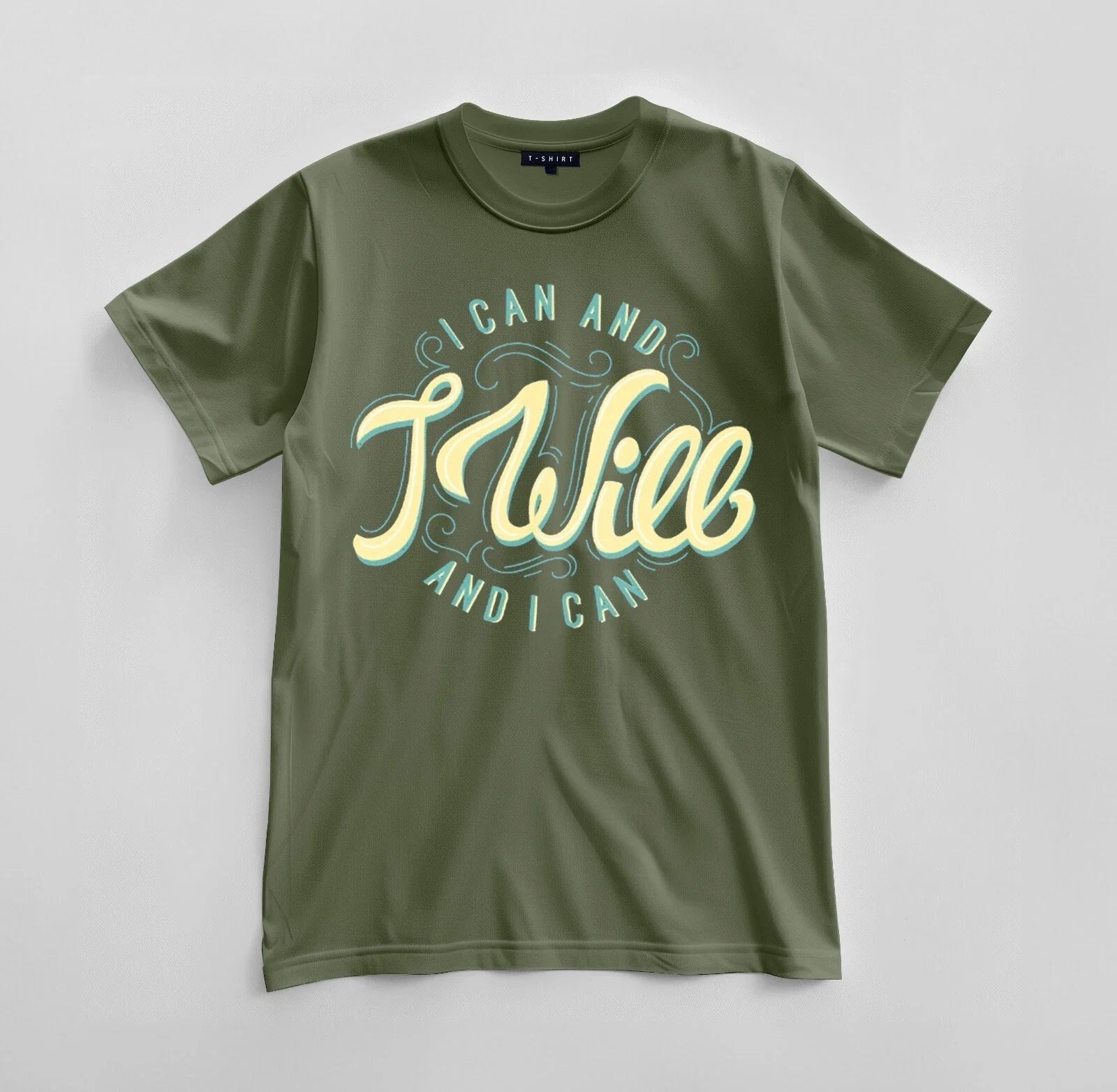 Custom I Can and I Will And I Can T-shirt Design Unisex Jersey Short Sleeve Tee Unisex T-shirt, Sweatshirt, Hoodie, Long Sleeve Tee - T-Shirt, Sweatshirt, Hoodie