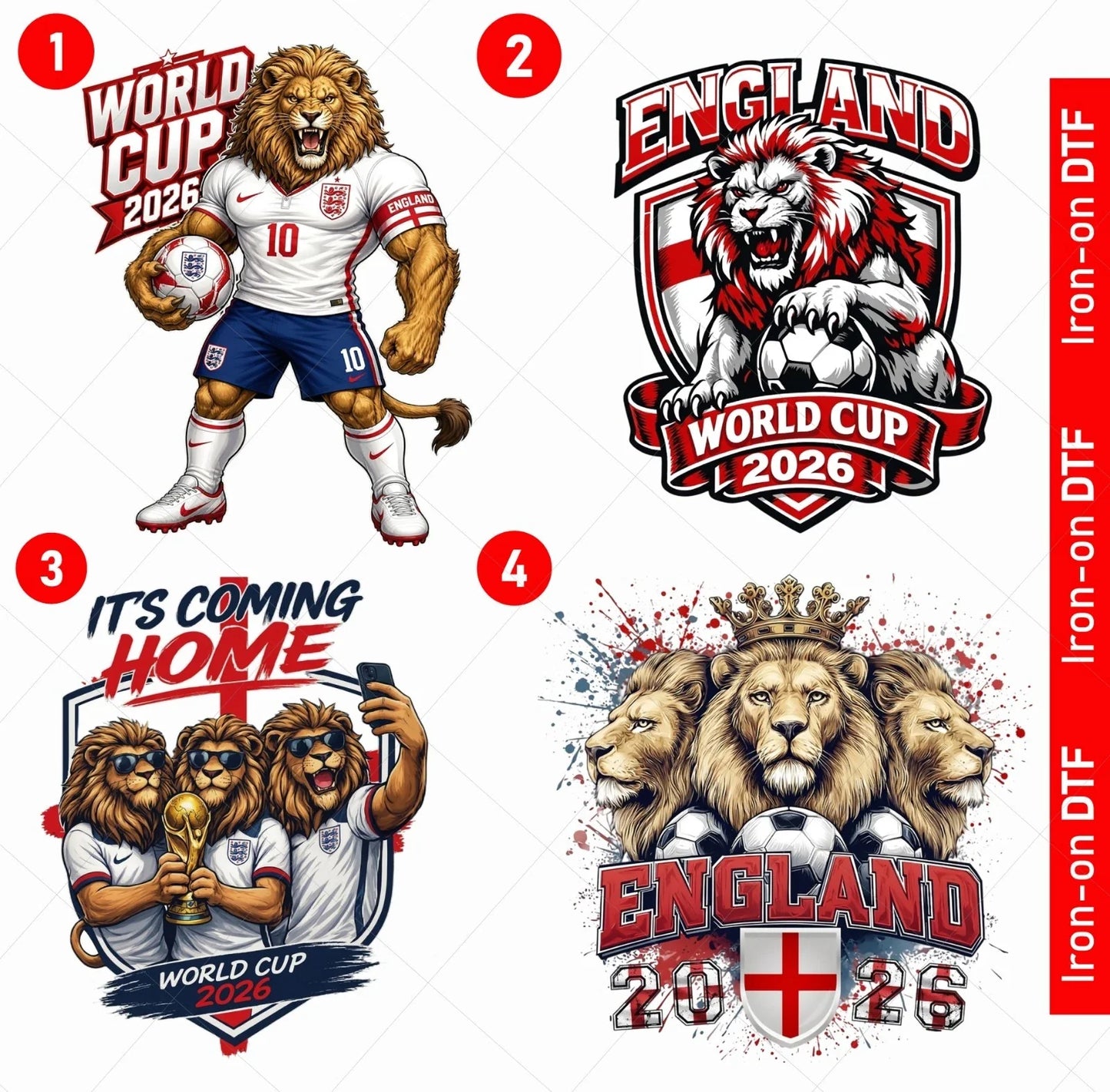 ENGLAND World Cup Football DTF Iron On Heat Transfer Unisex Soccer T shirt Unisex T-shirt, Sweatshirt, Hoodie, Long Sleeve Tee - T-Shirt, Sweatshirt, Hoodie