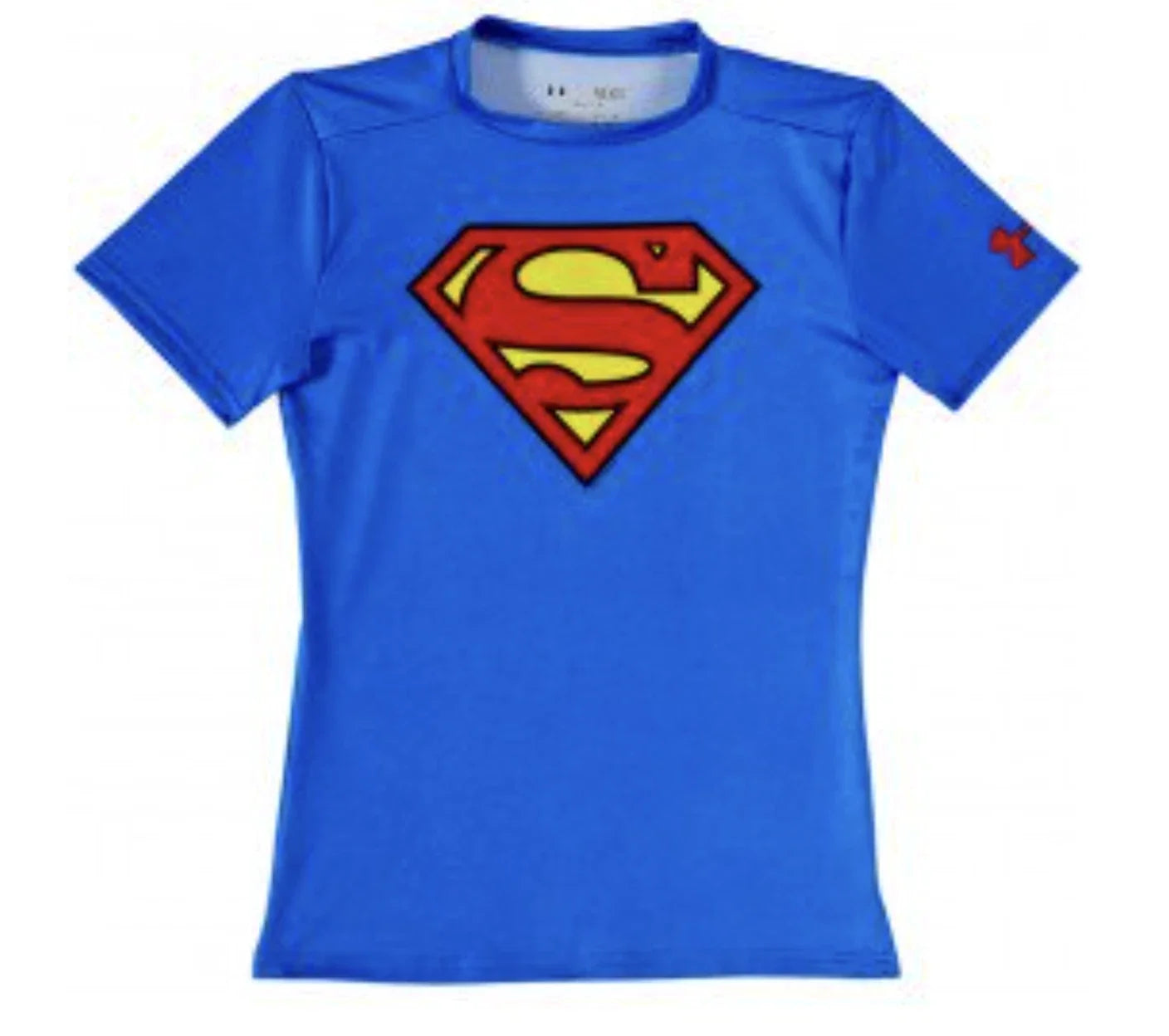 Under Armour x Superman Compression Shirt Blue (1249871-400) Men's size S-M Unisex T-shirt, Sweatshirt, Hoodie, Long Sleeve Tee - T-Shirt, Sweatshirt, Hoodie