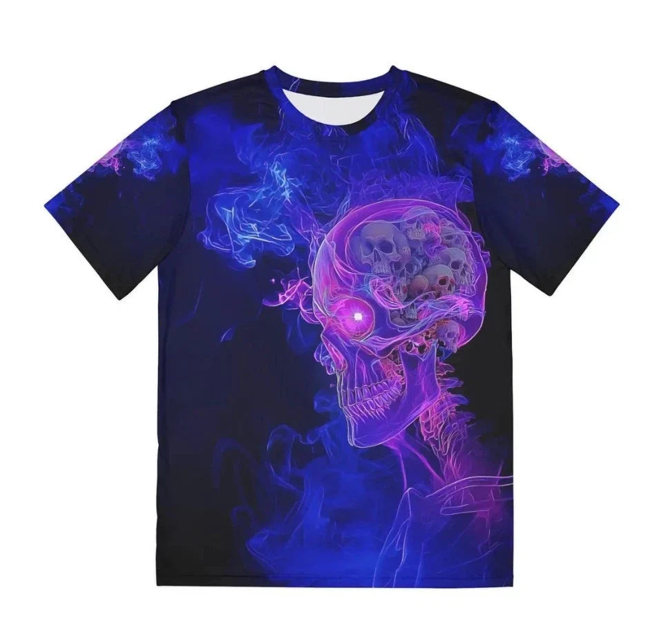 Gothic Purple Skull Shirt Unisex T-shirt, Sweatshirt, Hoodie, Long Sleeve Tee - T-Shirt, Sweatshirt, Hoodie