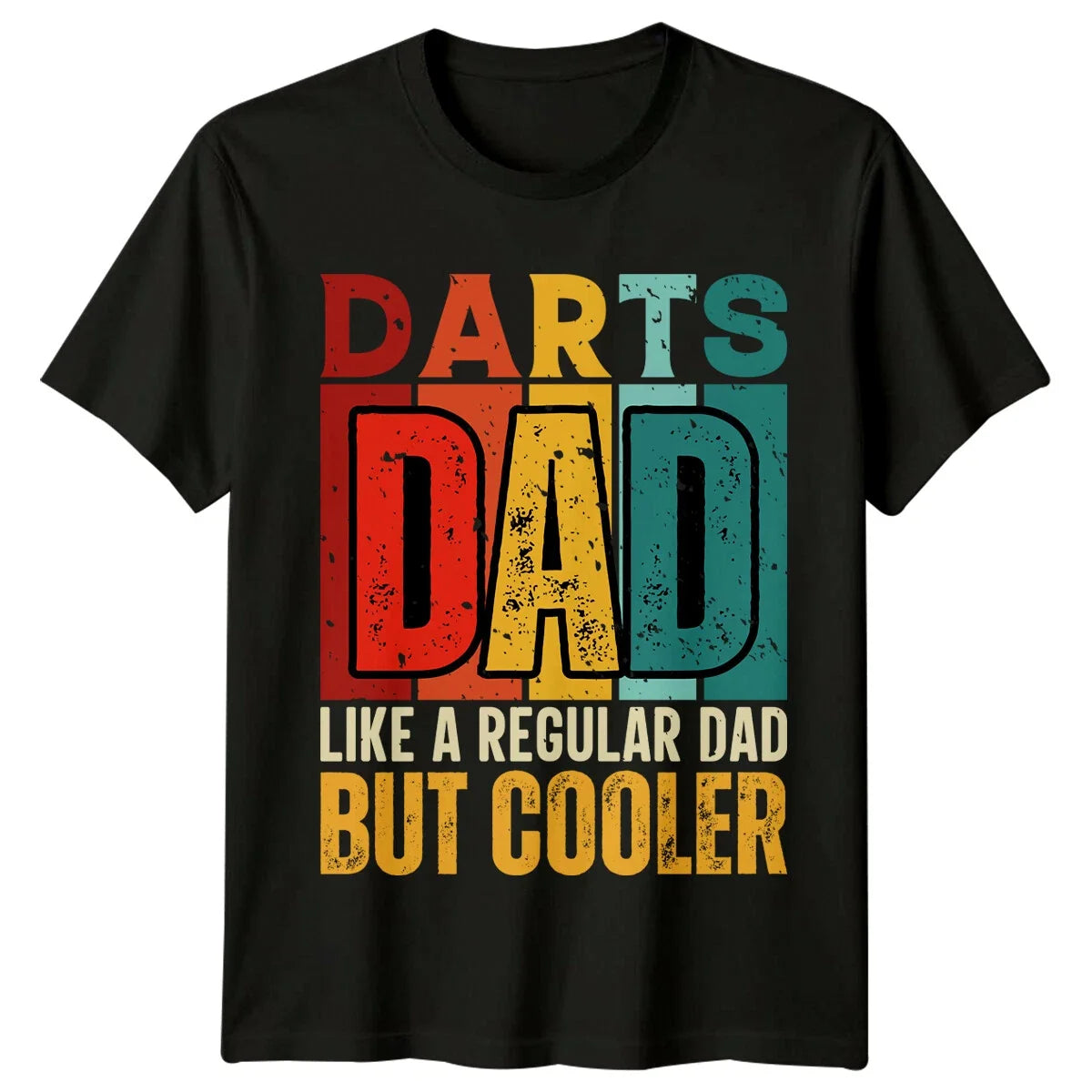Darts Dad Like A Regular Dad But Cooler Mens T-Shirt Funny Darts Tee Unisex T-shirt, Sweatshirt, Hoodie, Long Sleeve Tee - T-Shirt, Sweatshirt, Hoodie