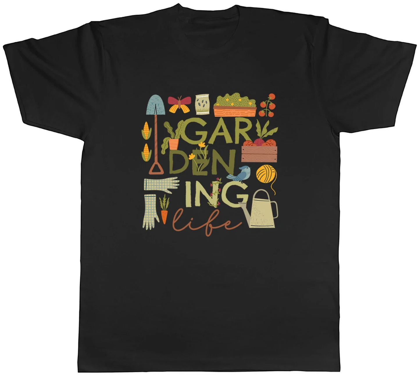 Gardening Life Mens T-Shirt Gardener Garden Lover Plants Unisex Tee Gift Unisex T-shirt, Sweatshirt, Hoodie, Long Sleeve Tee - T-Shirt, Sweatshirt, Hoodie
