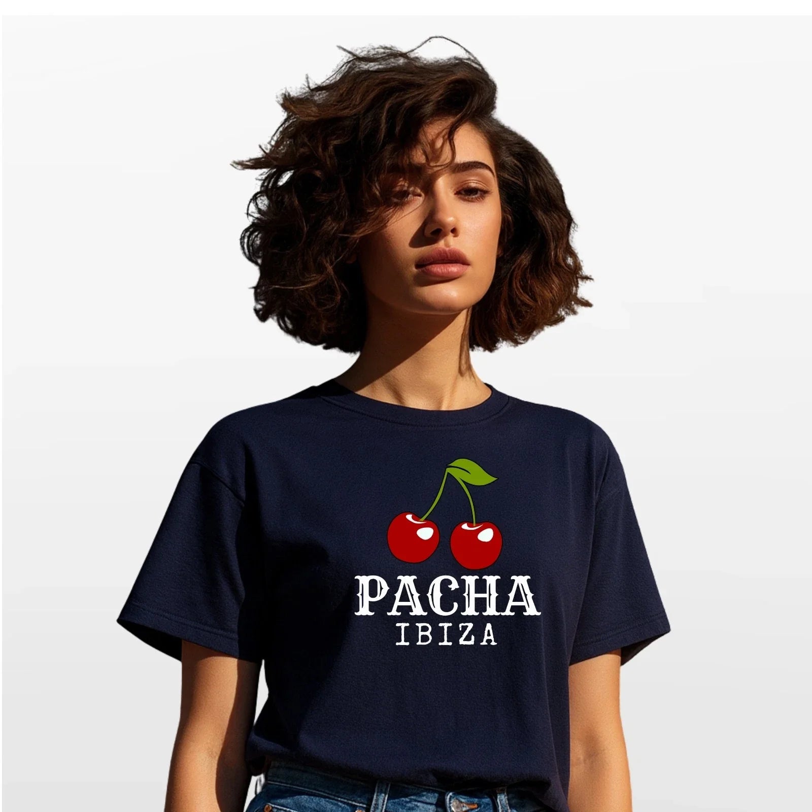 Pacha Cherry Ibiza Inspired Graphic T-Shirt Trendy Unisex Festival Club Tee Top Unisex T-shirt, Sweatshirt, Hoodie, Long Sleeve Tee - T-Shirt, Sweatshirt, Hoodie