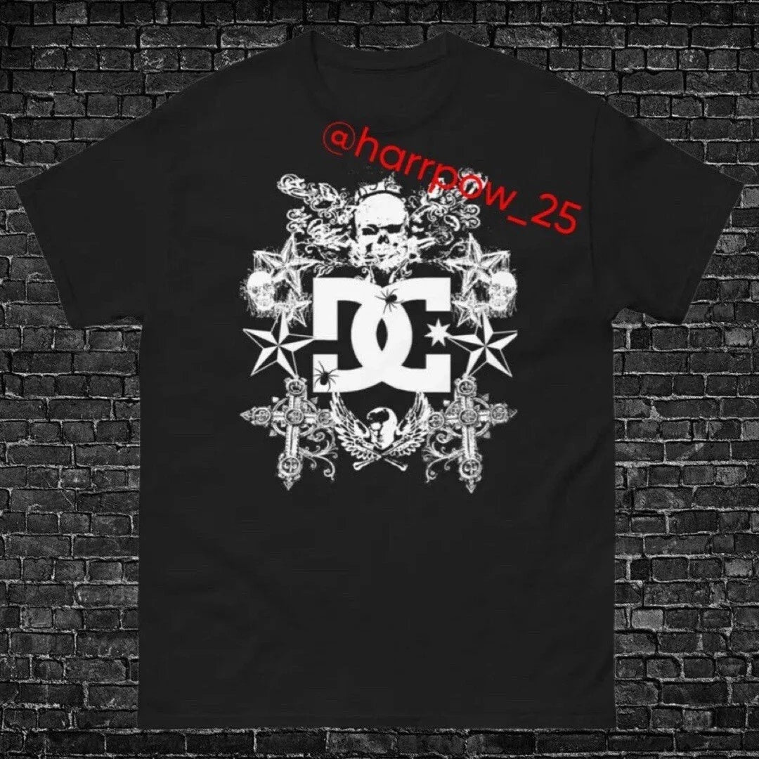 Men's DC shoes t shirt grunge y2k affliction scene emo spider tapout skull punk Unisex T-shirt, Sweatshirt, Hoodie, Long Sleeve Tee - T-Shirt, Sweatshirt, Hoodie
